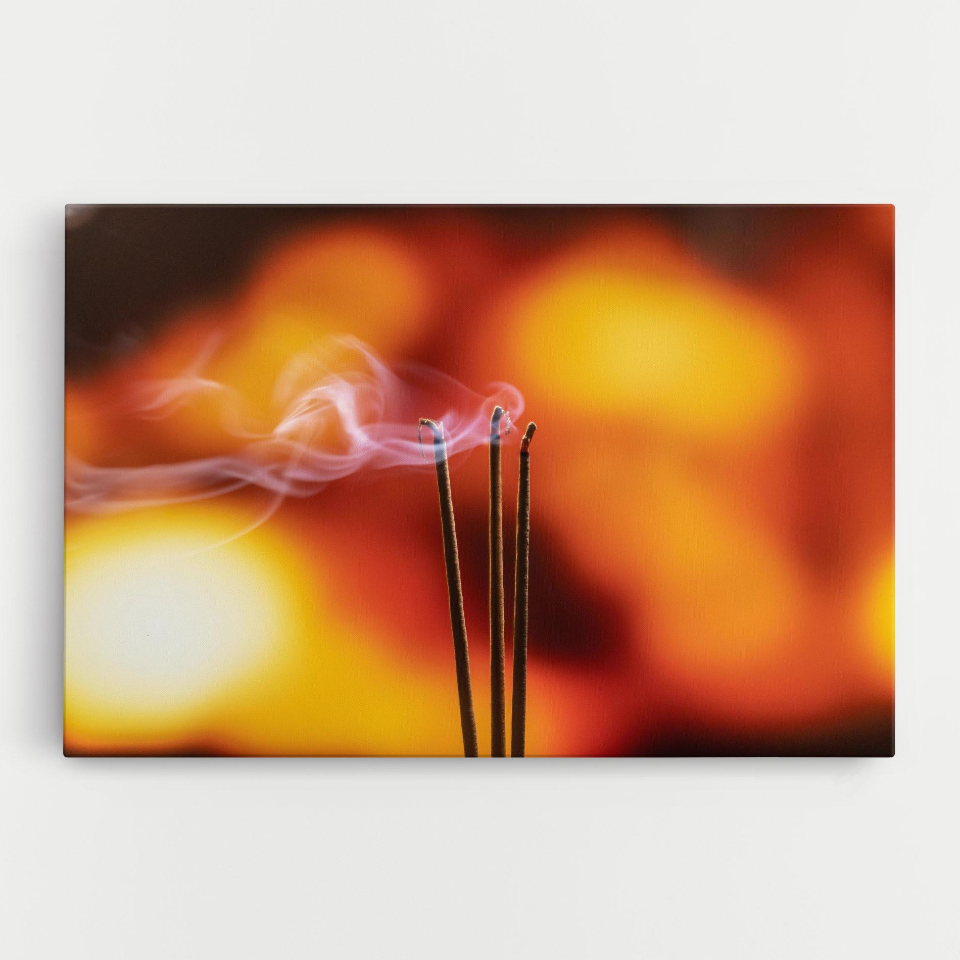 Vászonkép Sticks Burning mockup 0