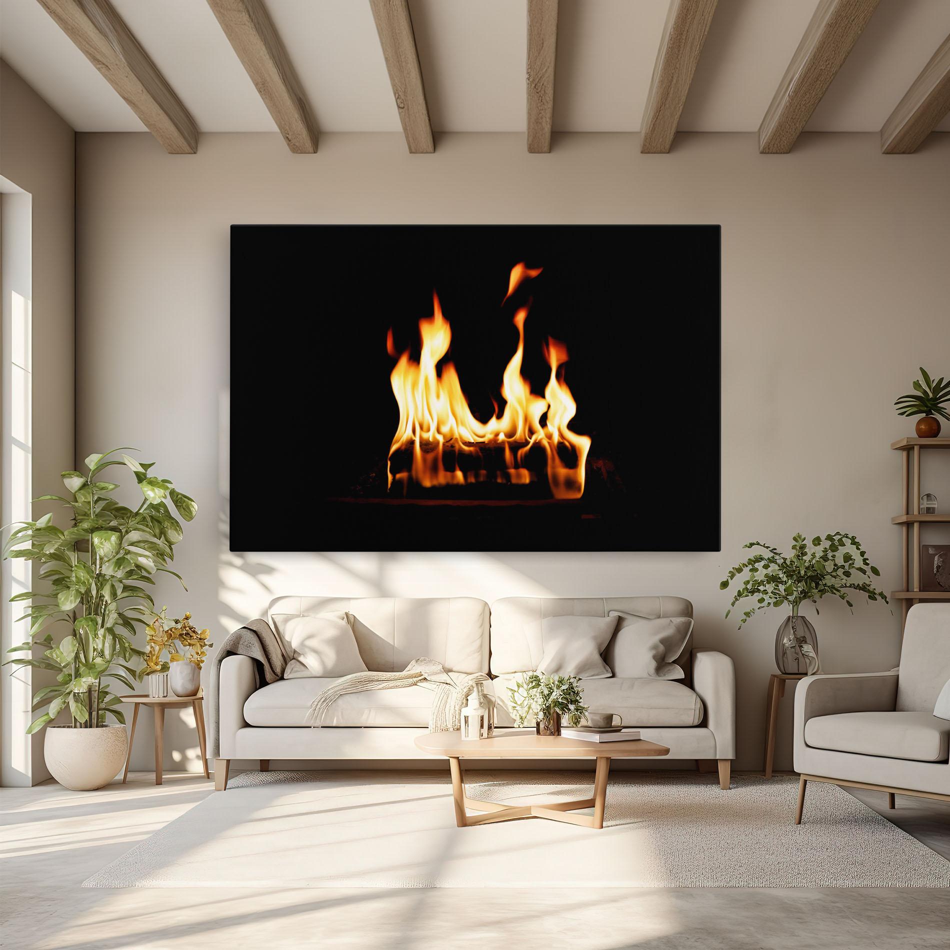 Vászonkép Calm Fire mockup 6