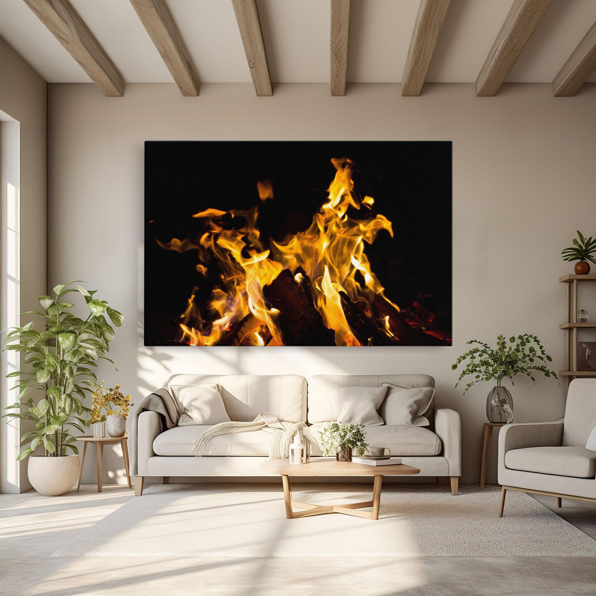 Vászonkép Fire Dance mockup 6