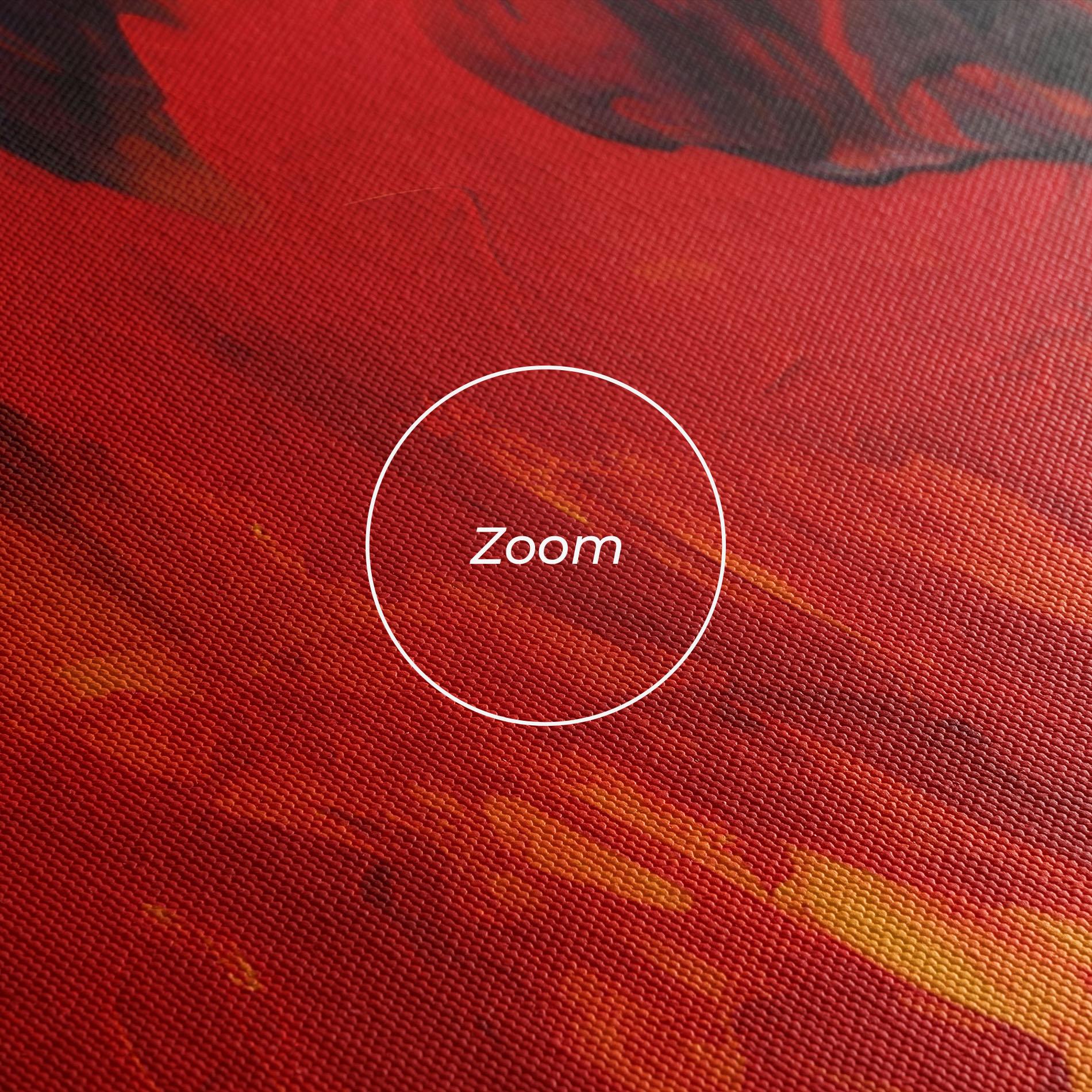 Vászonkép Colorful Fire Art mockup 3