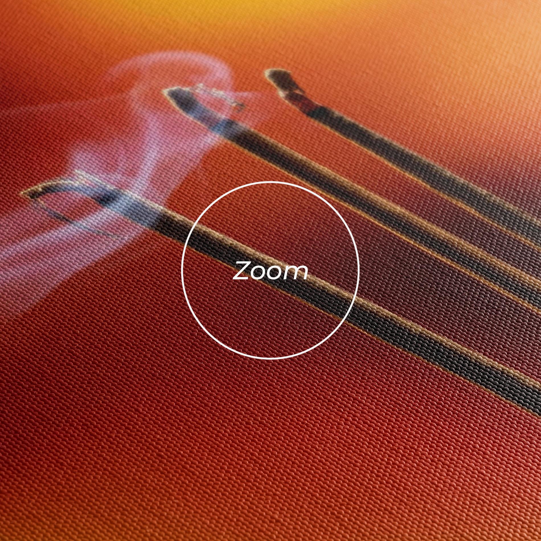 Vászonkép Sticks Burning mockup 3