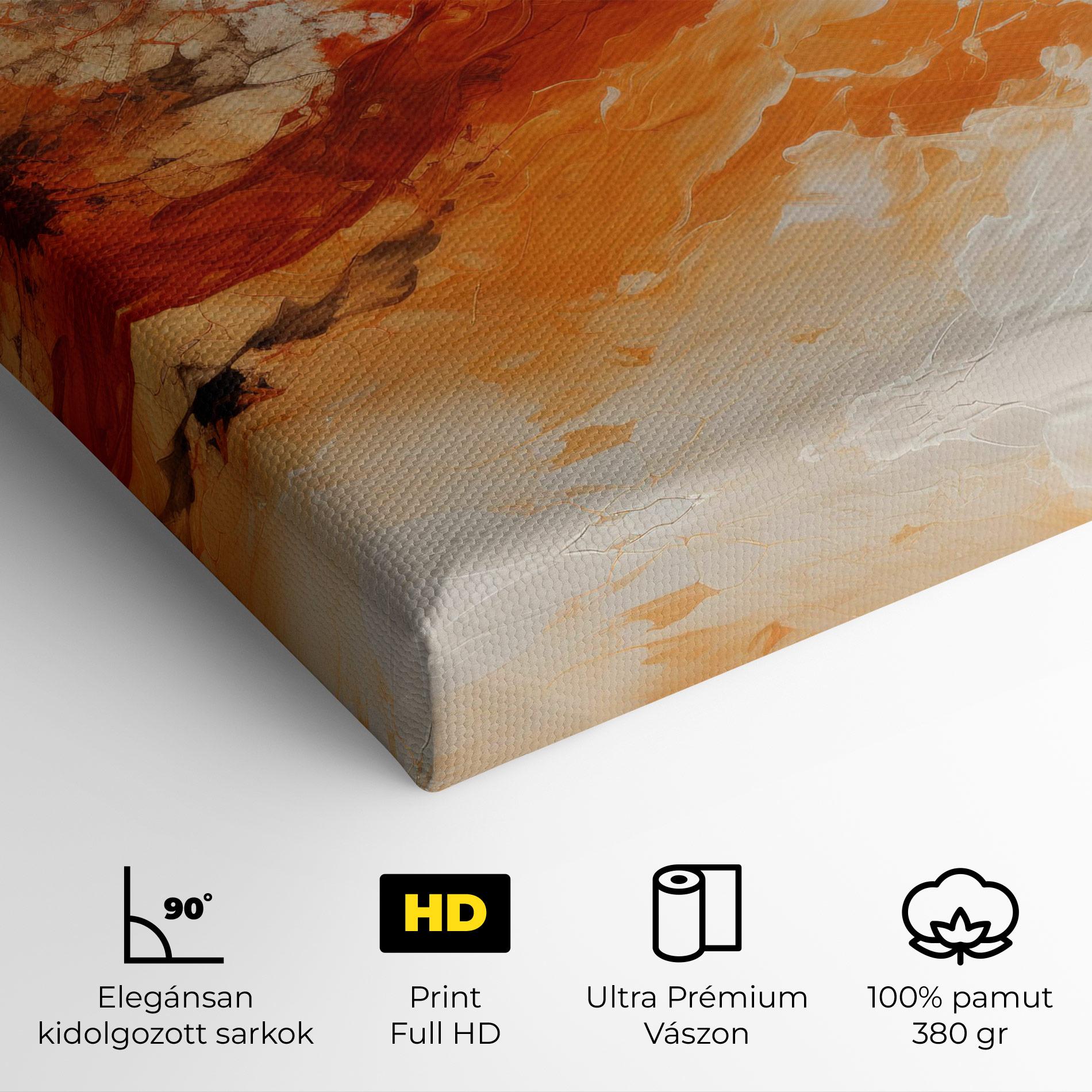 Vászonkép Abstract Fire Painting mockup 4