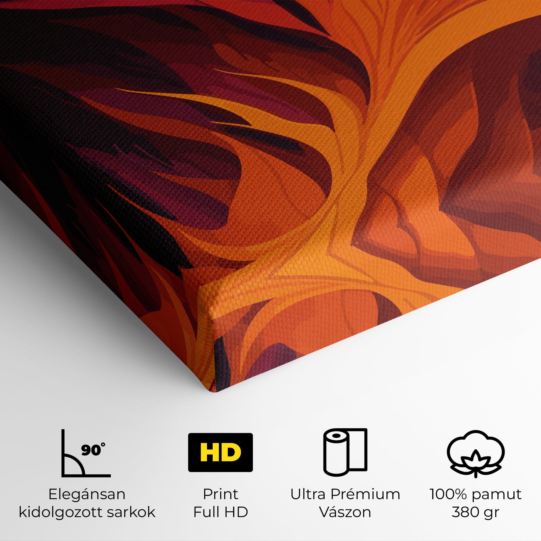 Vászonkép Artistic Fire mockup 4