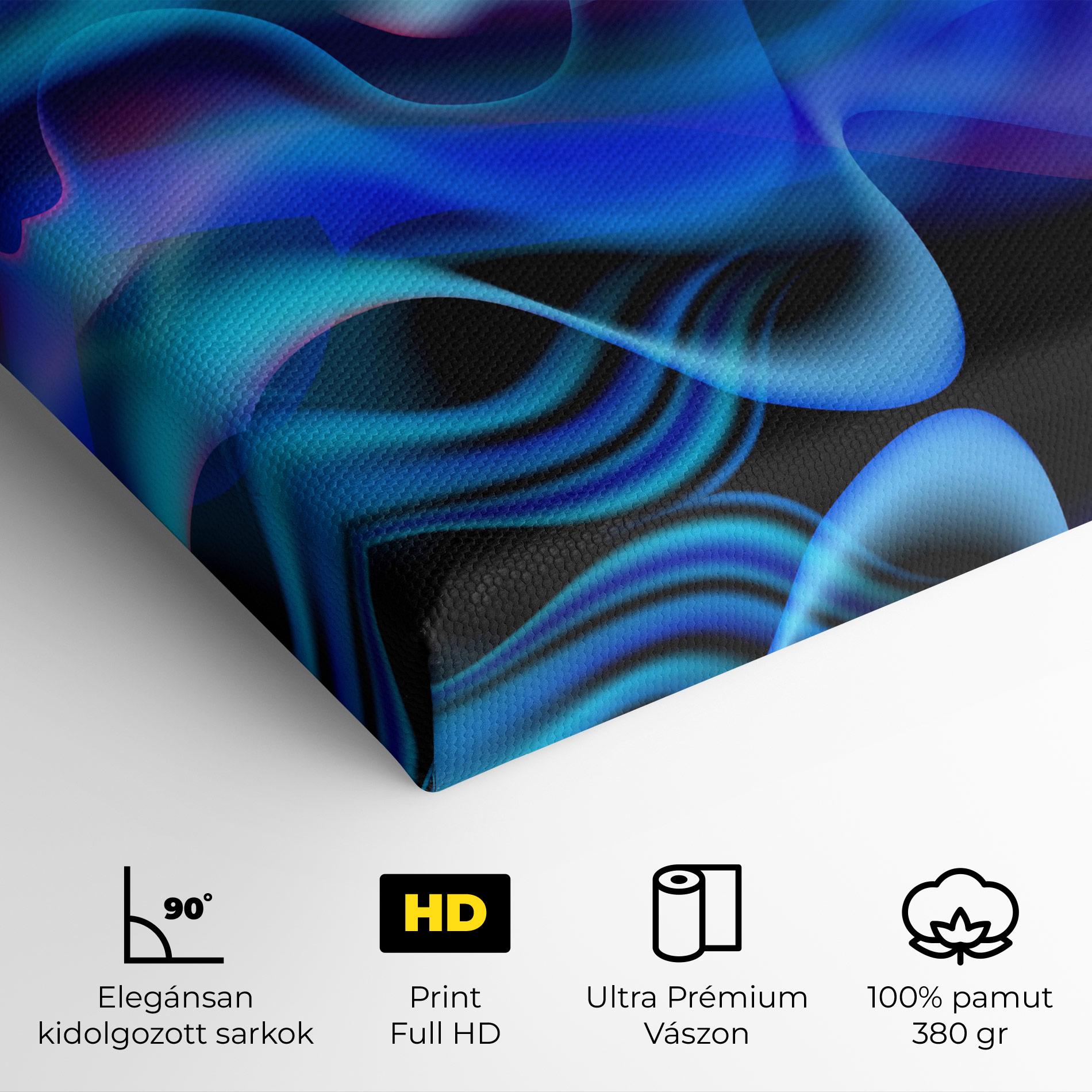 Vászonkép Blue Fire mockup 4