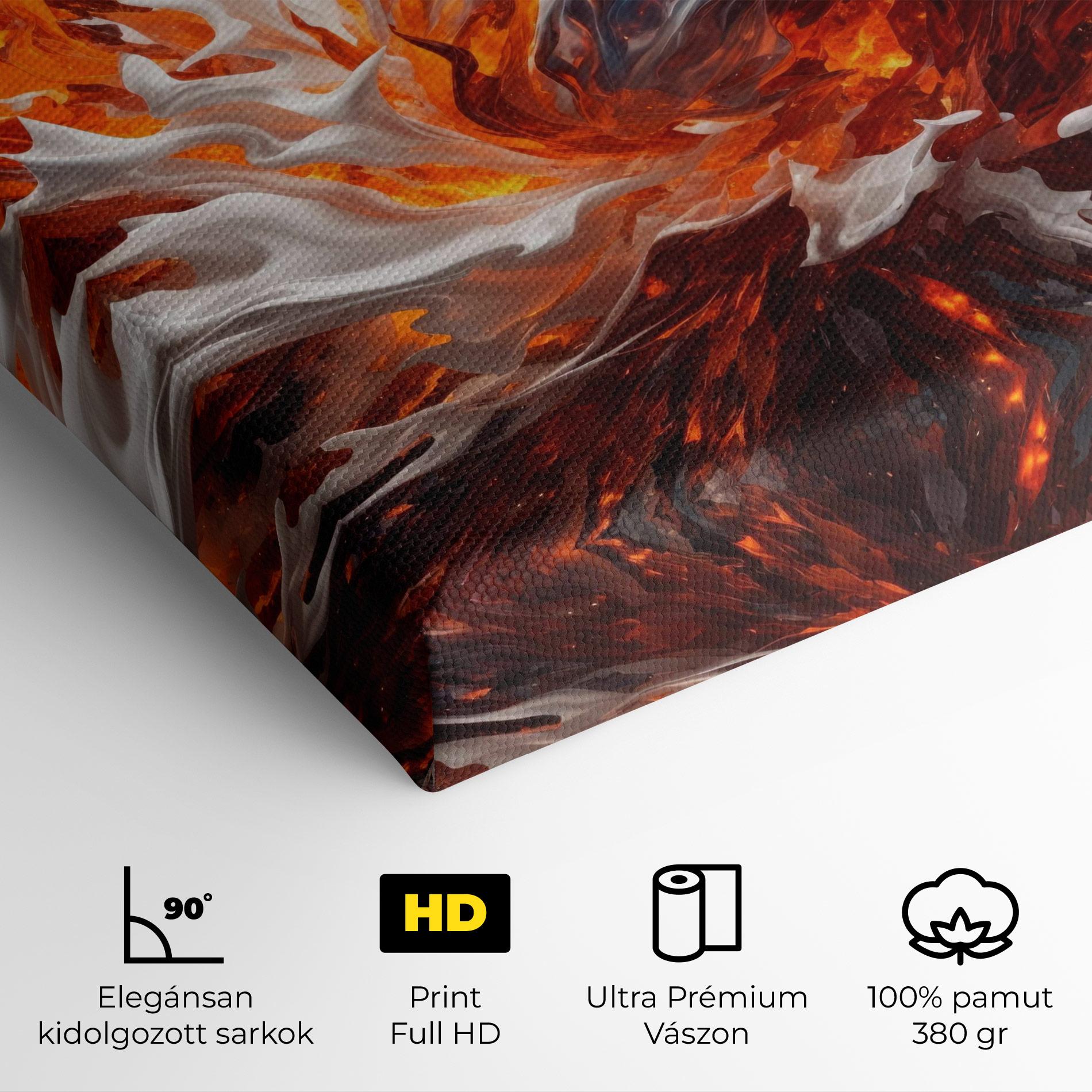 Vászonkép Flame Rase mockup 4