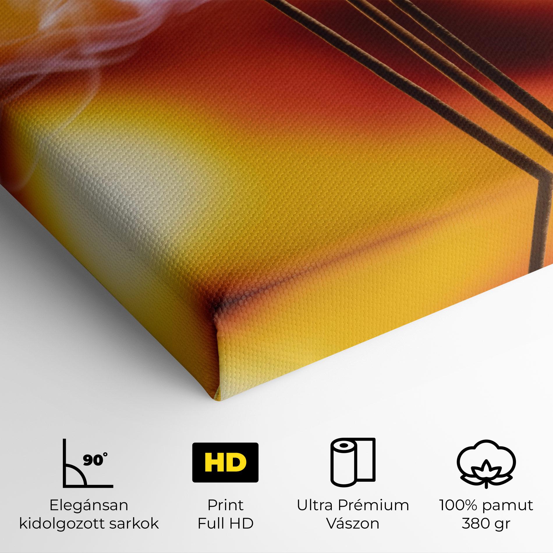Vászonkép Sticks Burning mockup 4
