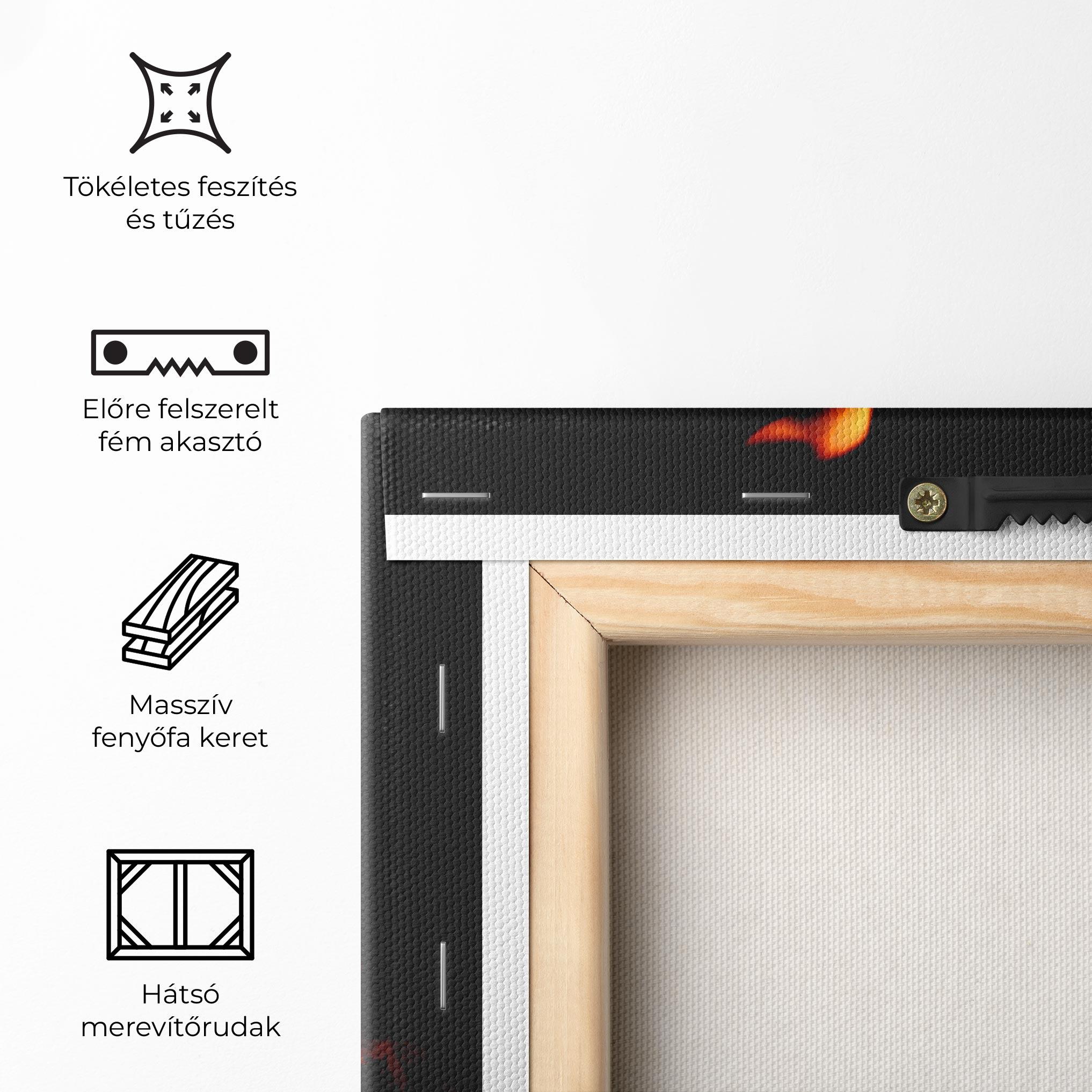 Vászonkép Calm Fire mockup 5