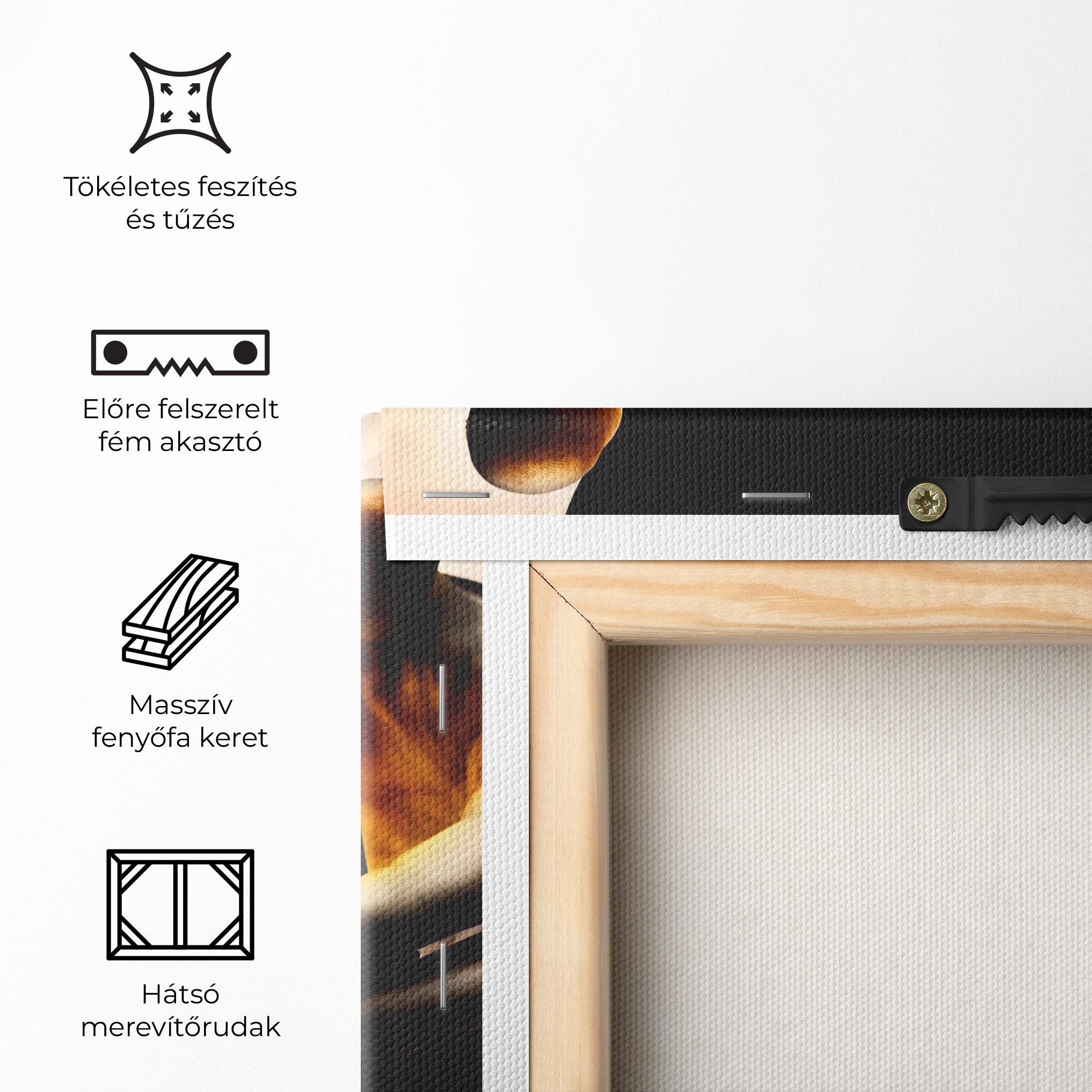 Vászonkép Fire Heart mockup 5