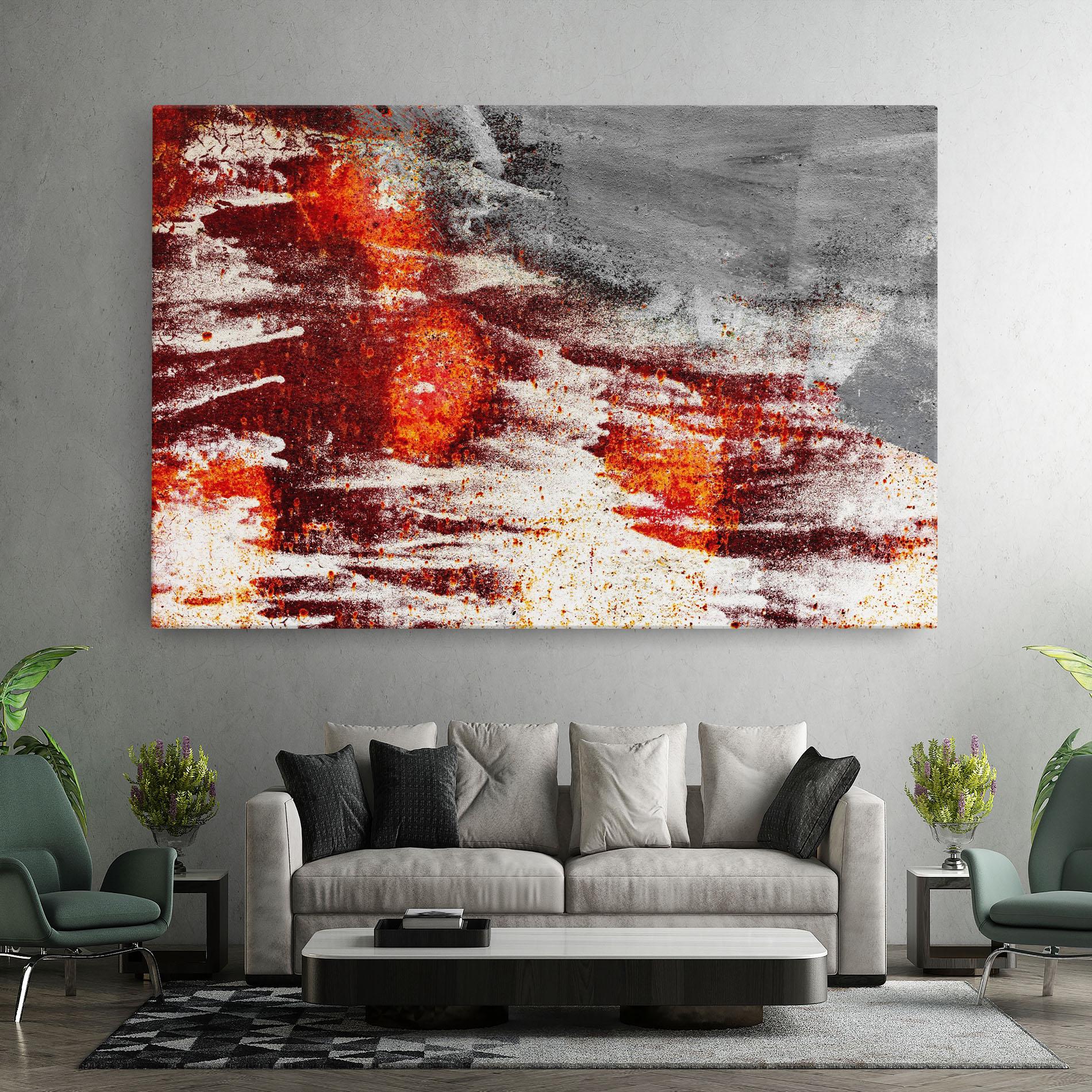 Vászonkép Burning Sign mockup 7