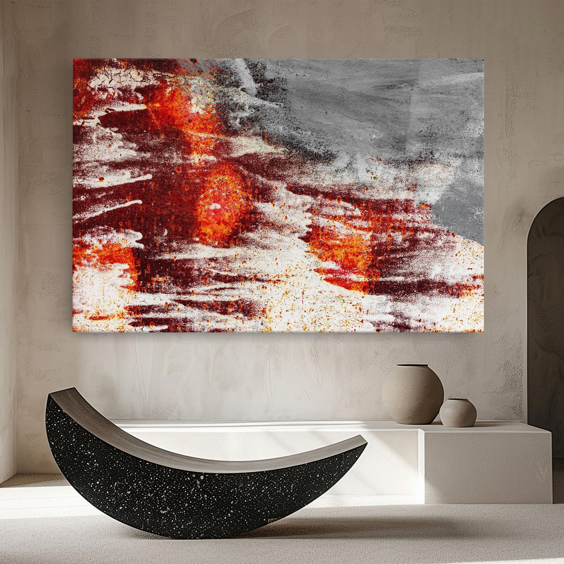 Vászonkép Burning Sign mockup 8