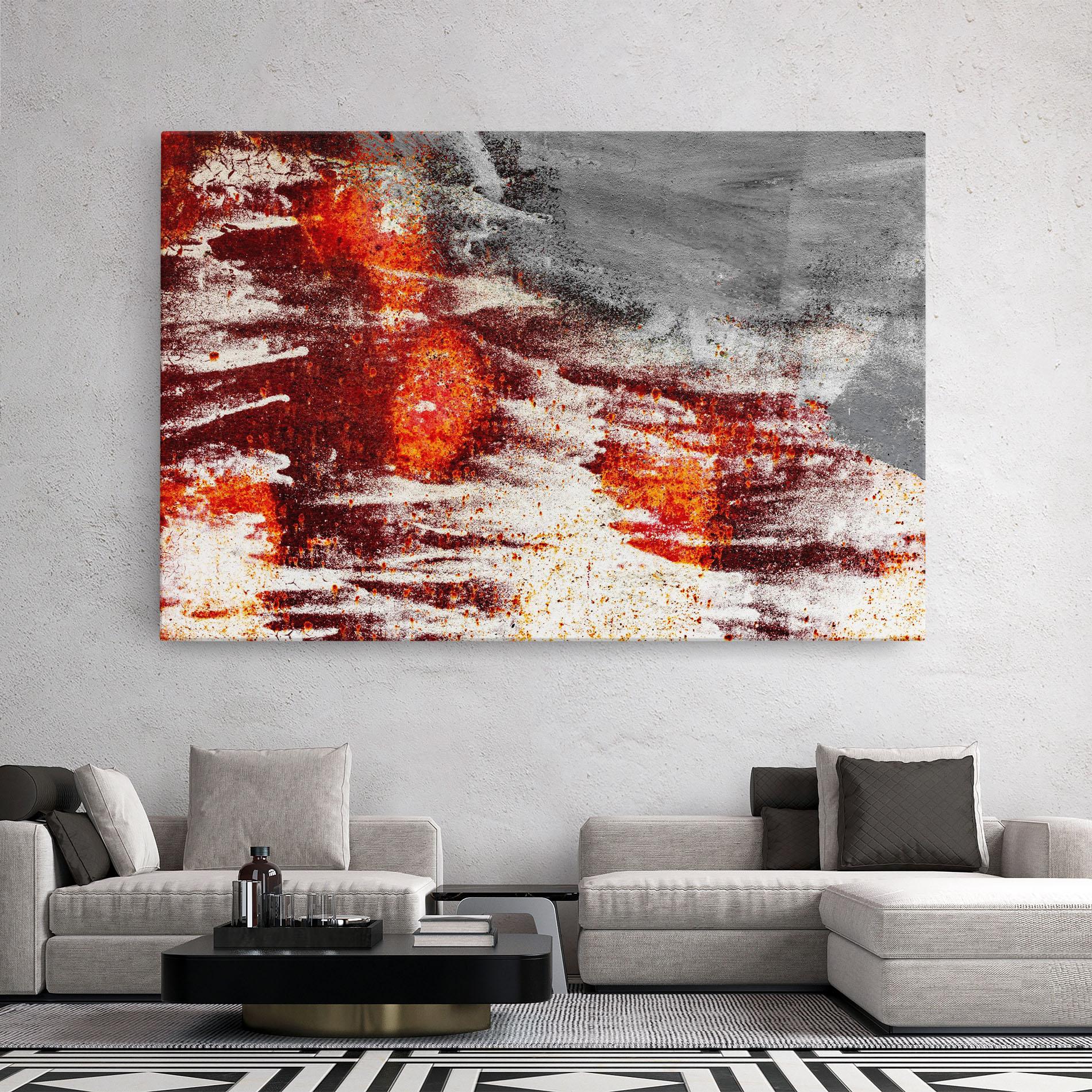 Vászonkép Burning Sign mockup 2