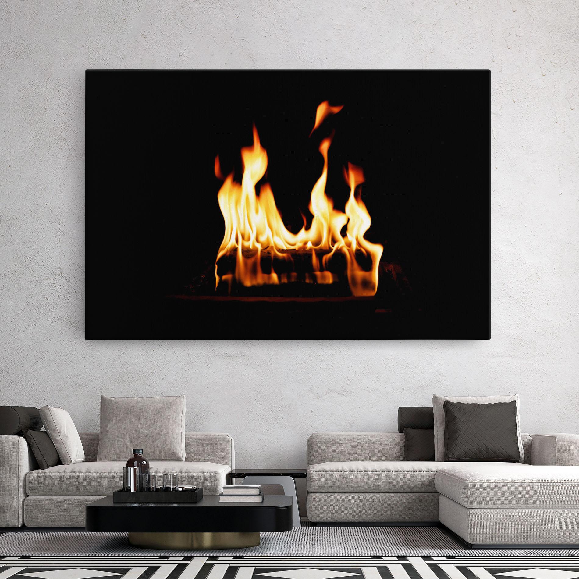 Vászonkép Calm Fire mockup 2