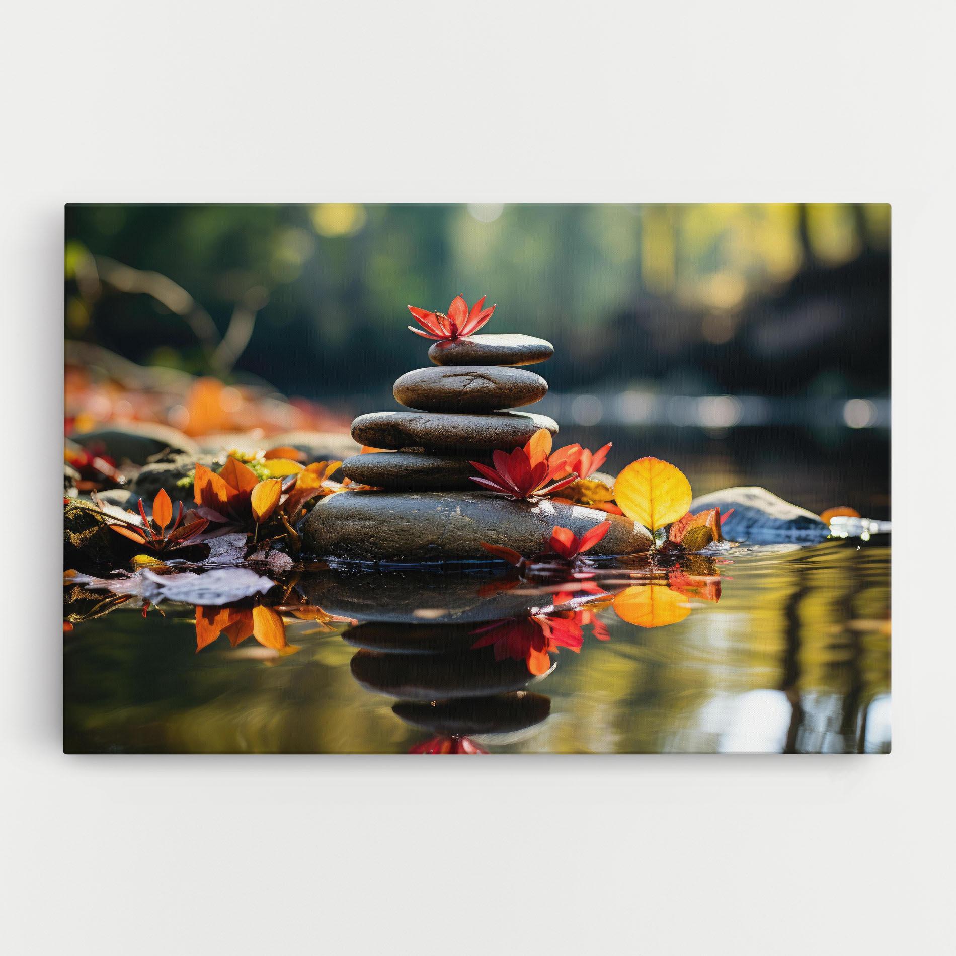 Vászonkép Autumn Stones mockup 0
