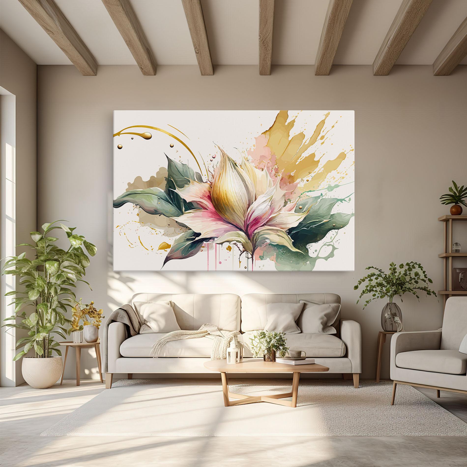 Vászonkép Cream Pink Nature mockup 6