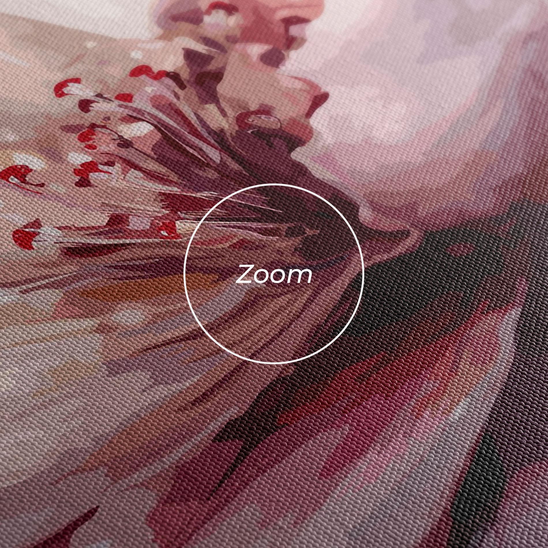 Vászonkép Meditation Flower mockup 3