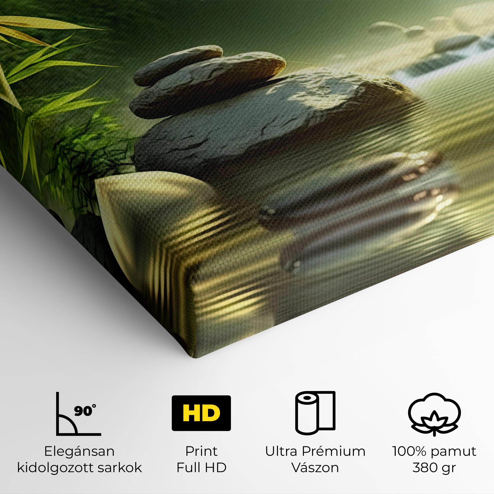 Vászonkép Relaxing Spa Nature mockup 4