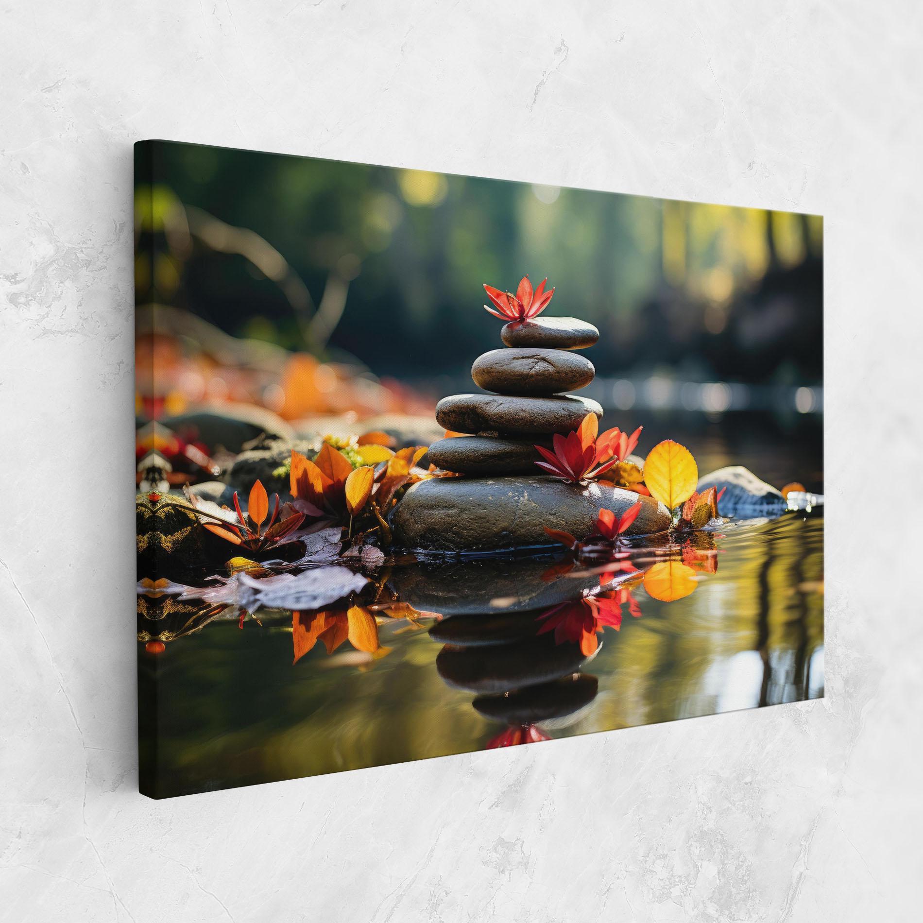 Vászonkép Autumn Stones mockup 1