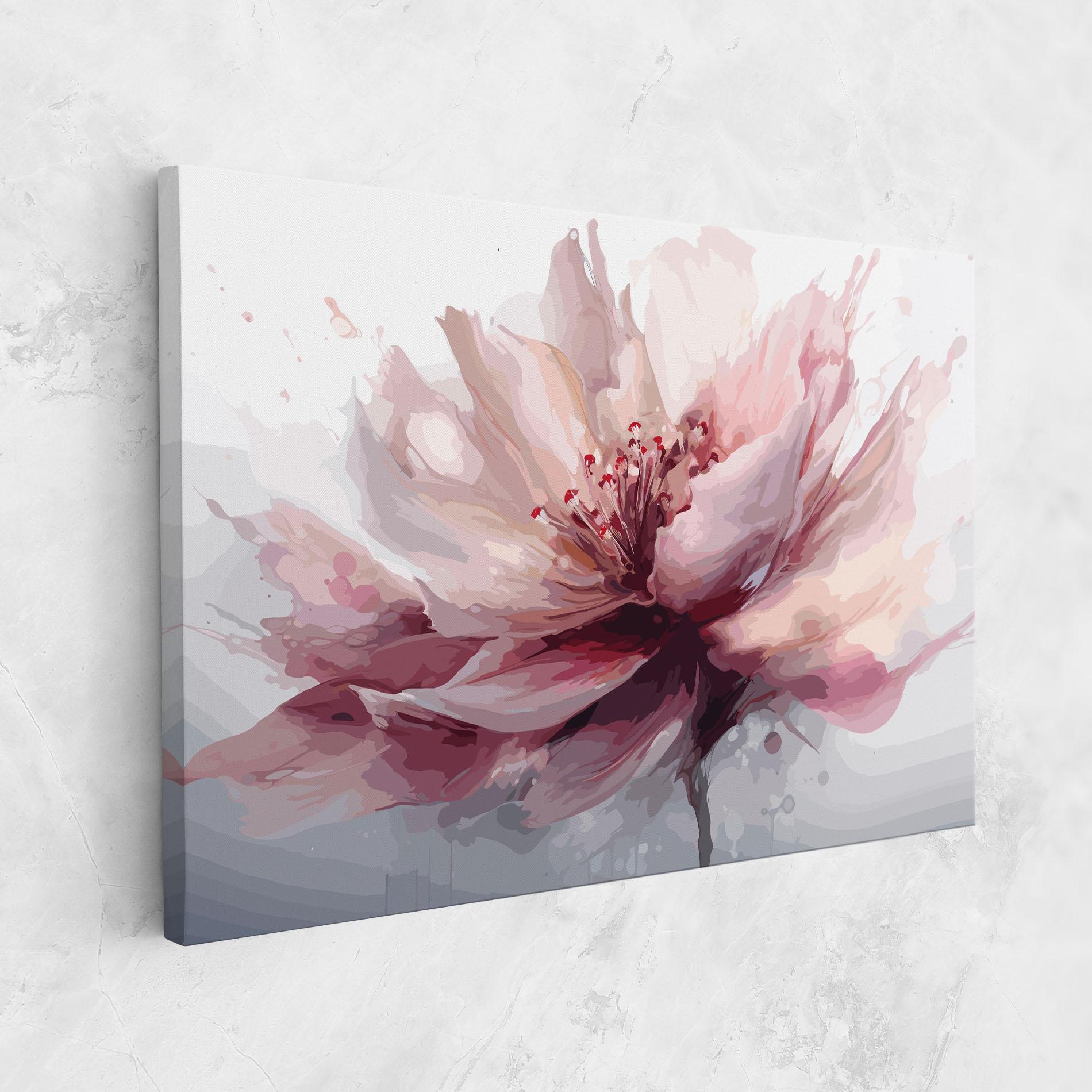 Vászonkép Meditation Flower mockup 1