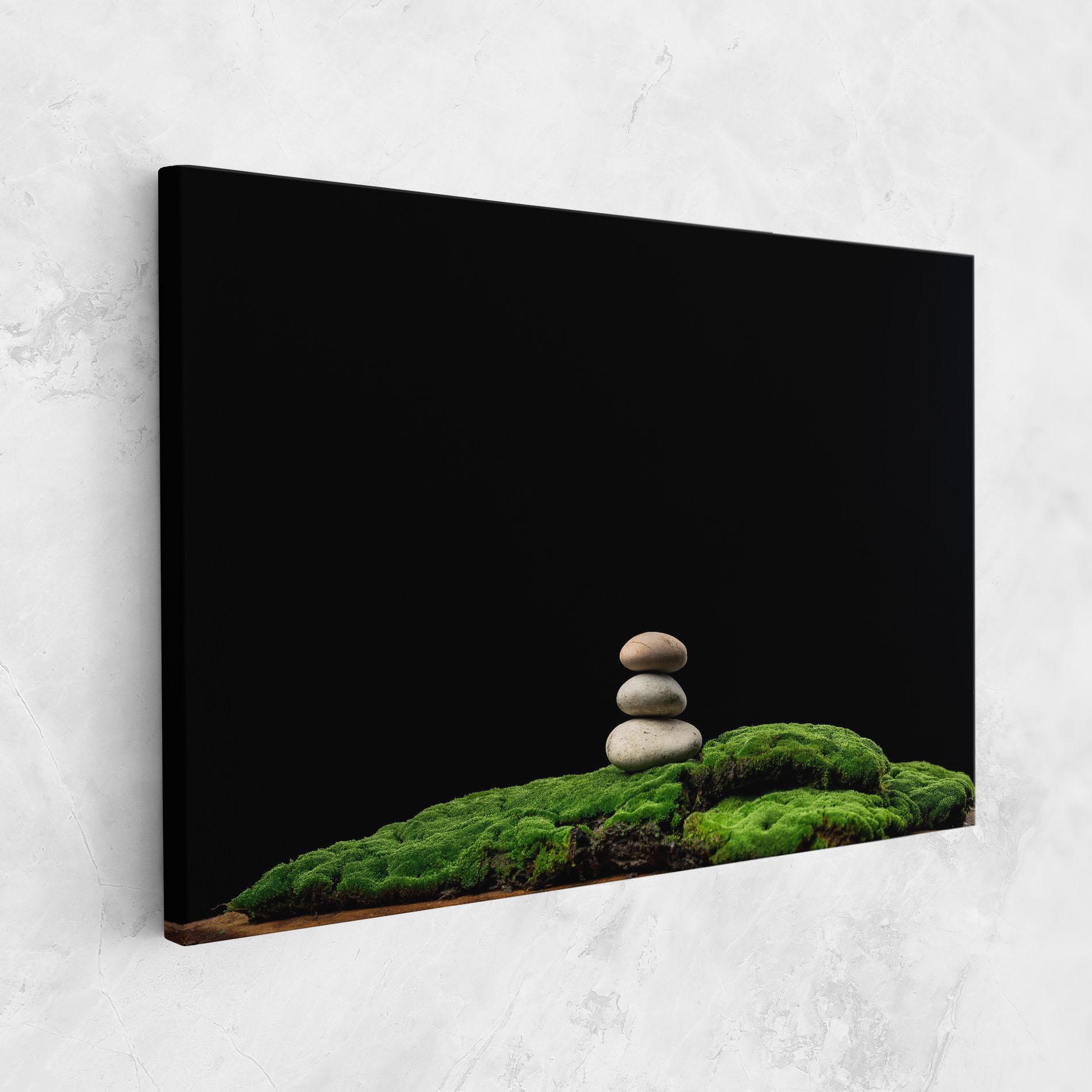 Vászonkép Three Stone Moss mockup 1