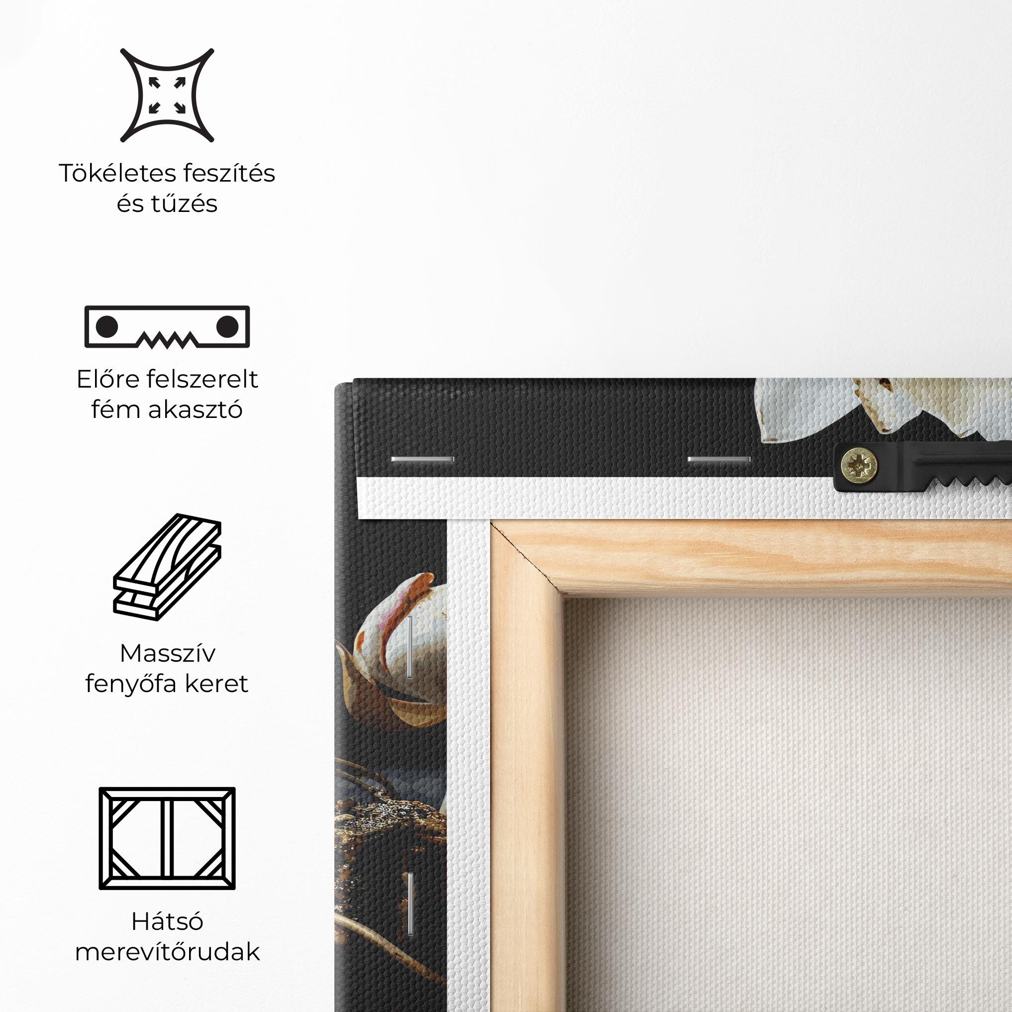 Vászonkép Beautiful White Nature mockup 5