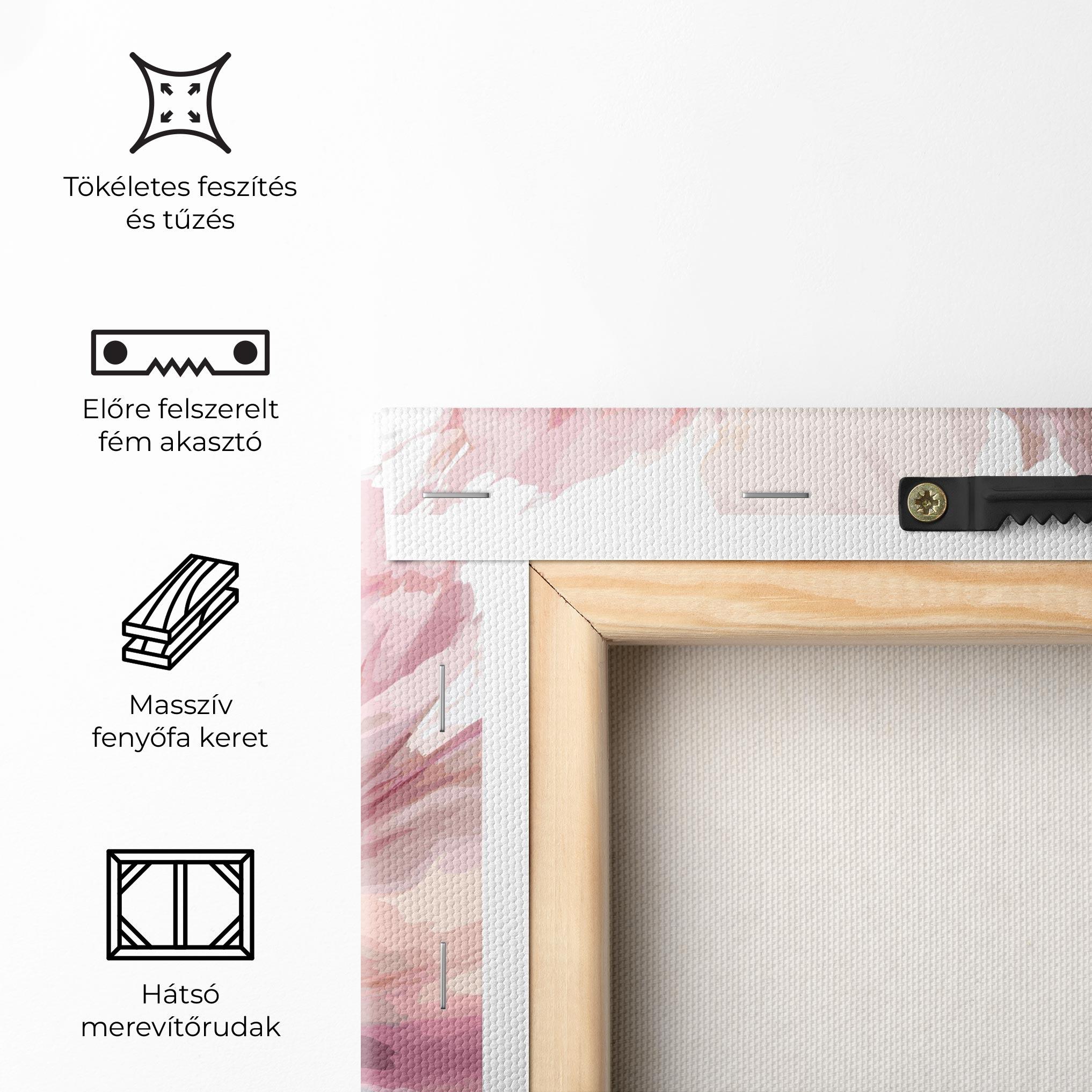 Vászonkép Meditation Flower mockup 5