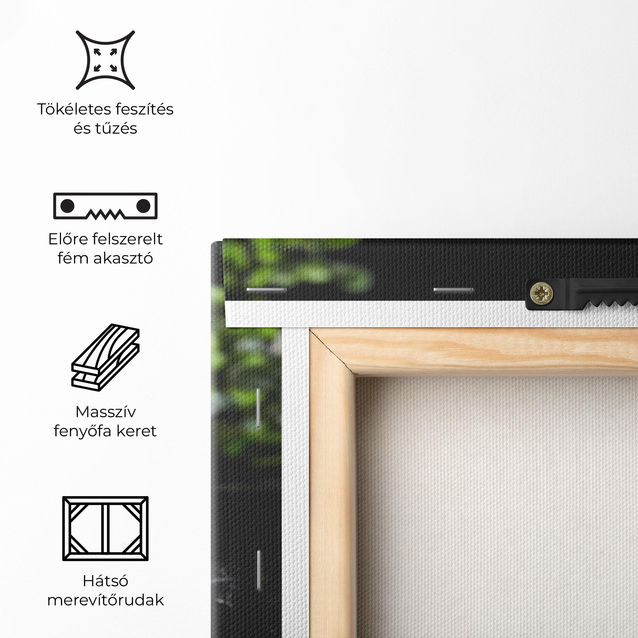 Vászonkép White Spa Flower mockup 5