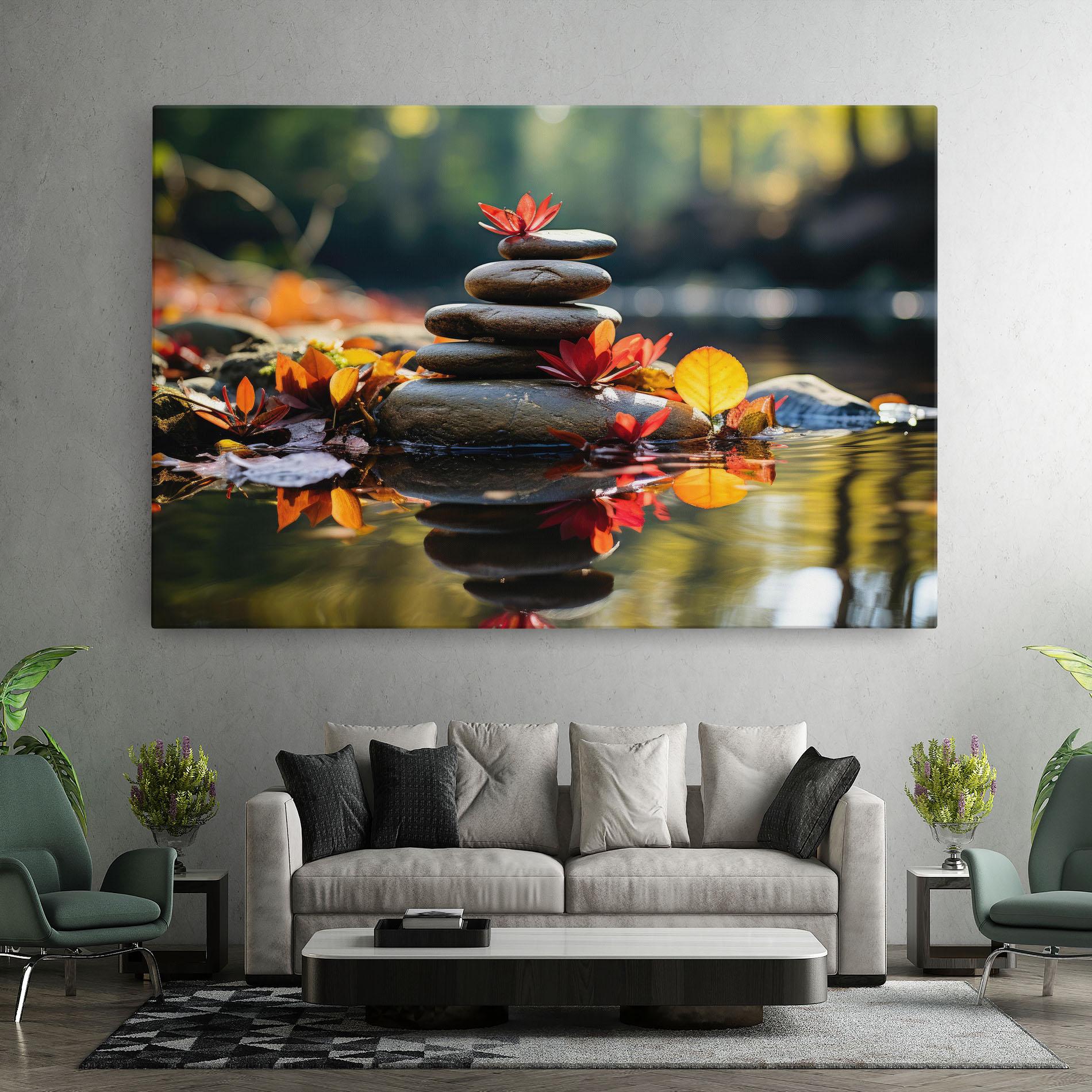 Vászonkép Autumn Stones mockup 7