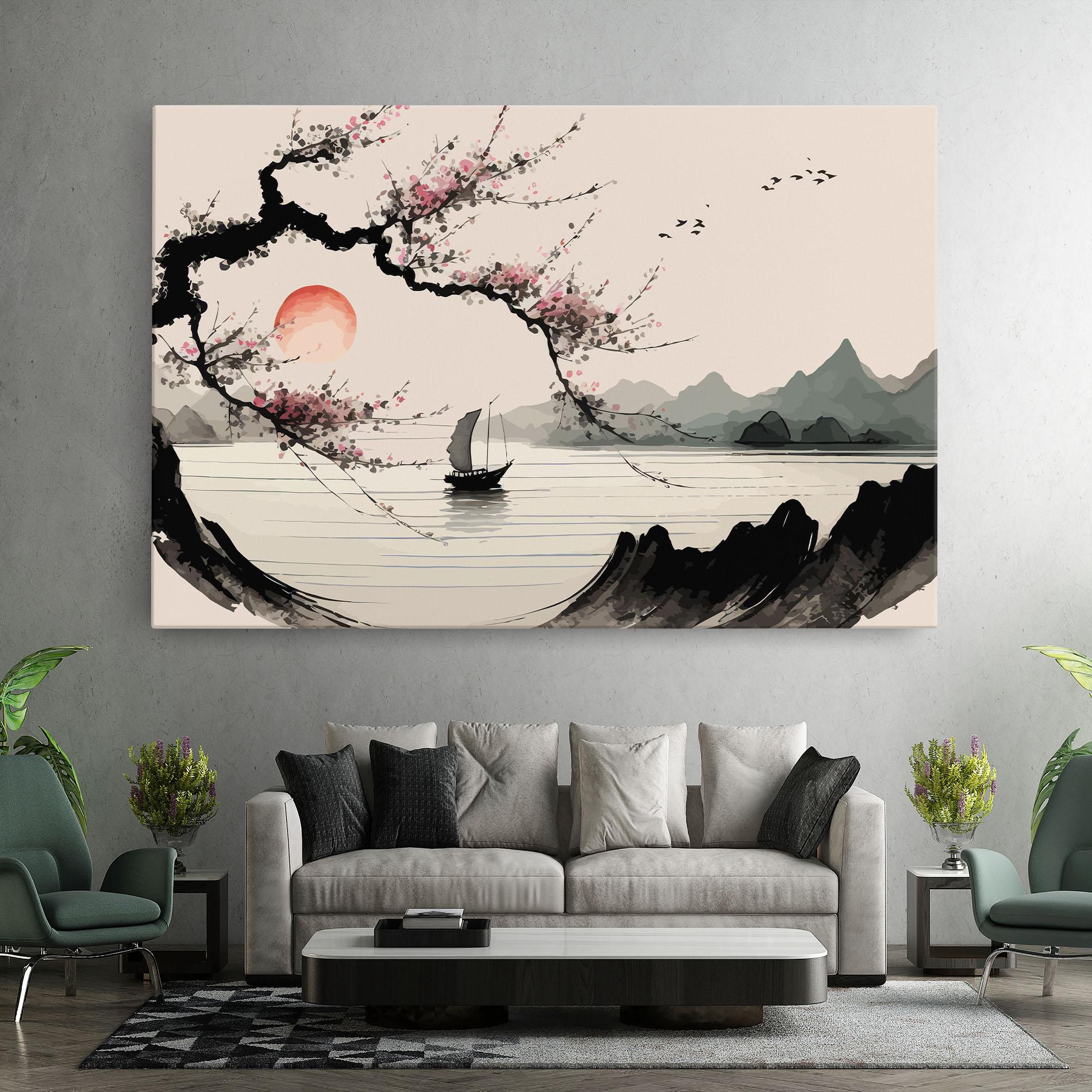 Vászonkép Relaxing Nature mockup 7