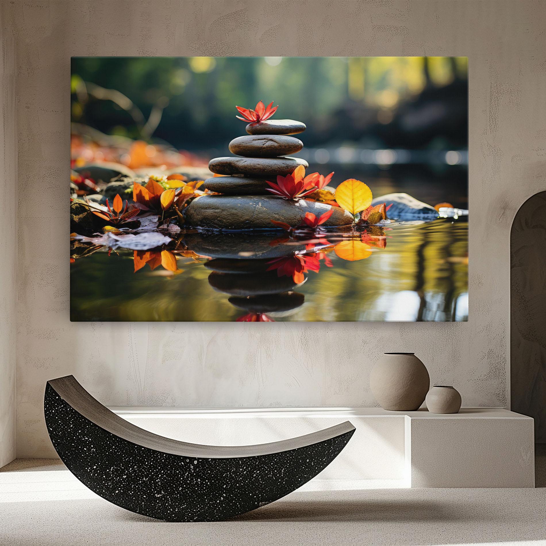 Vászonkép Autumn Stones mockup 8