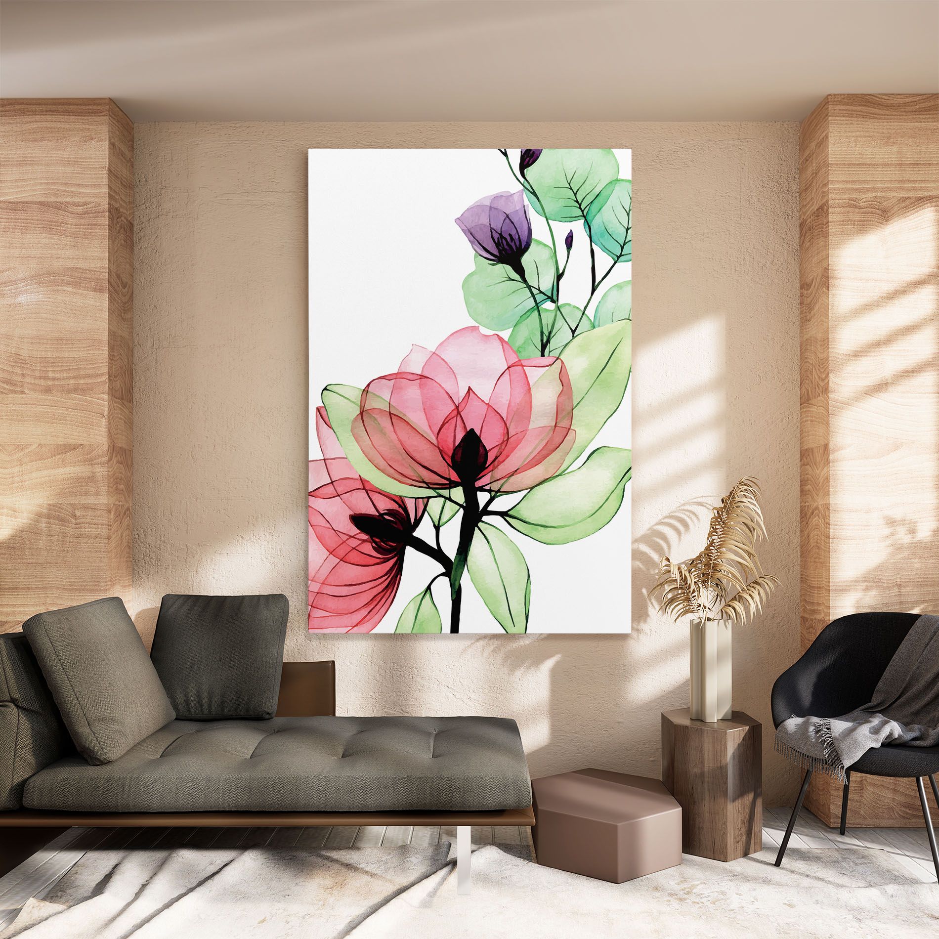 Pink Green Nature mockup 8