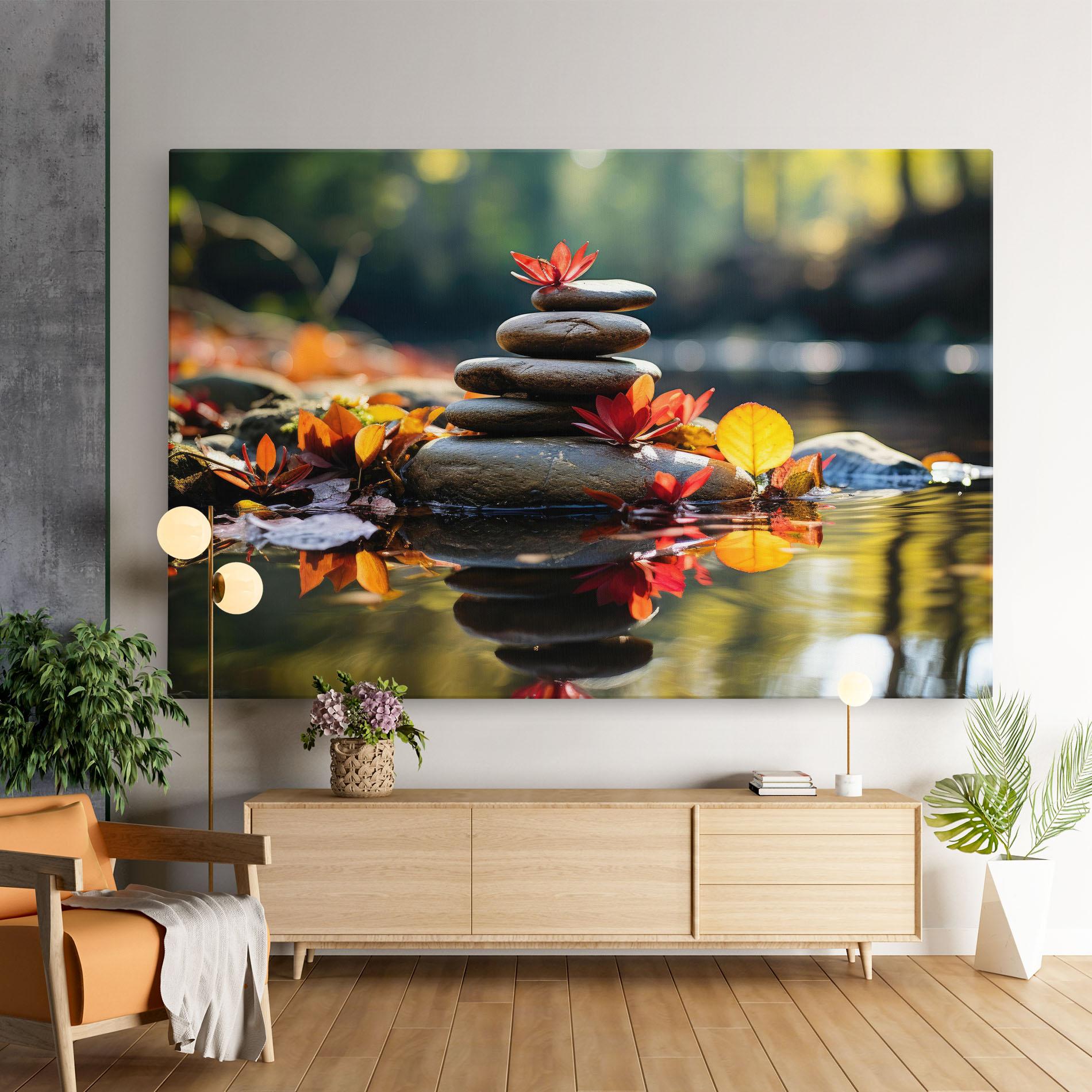 Vászonkép Autumn Stones mockup 9