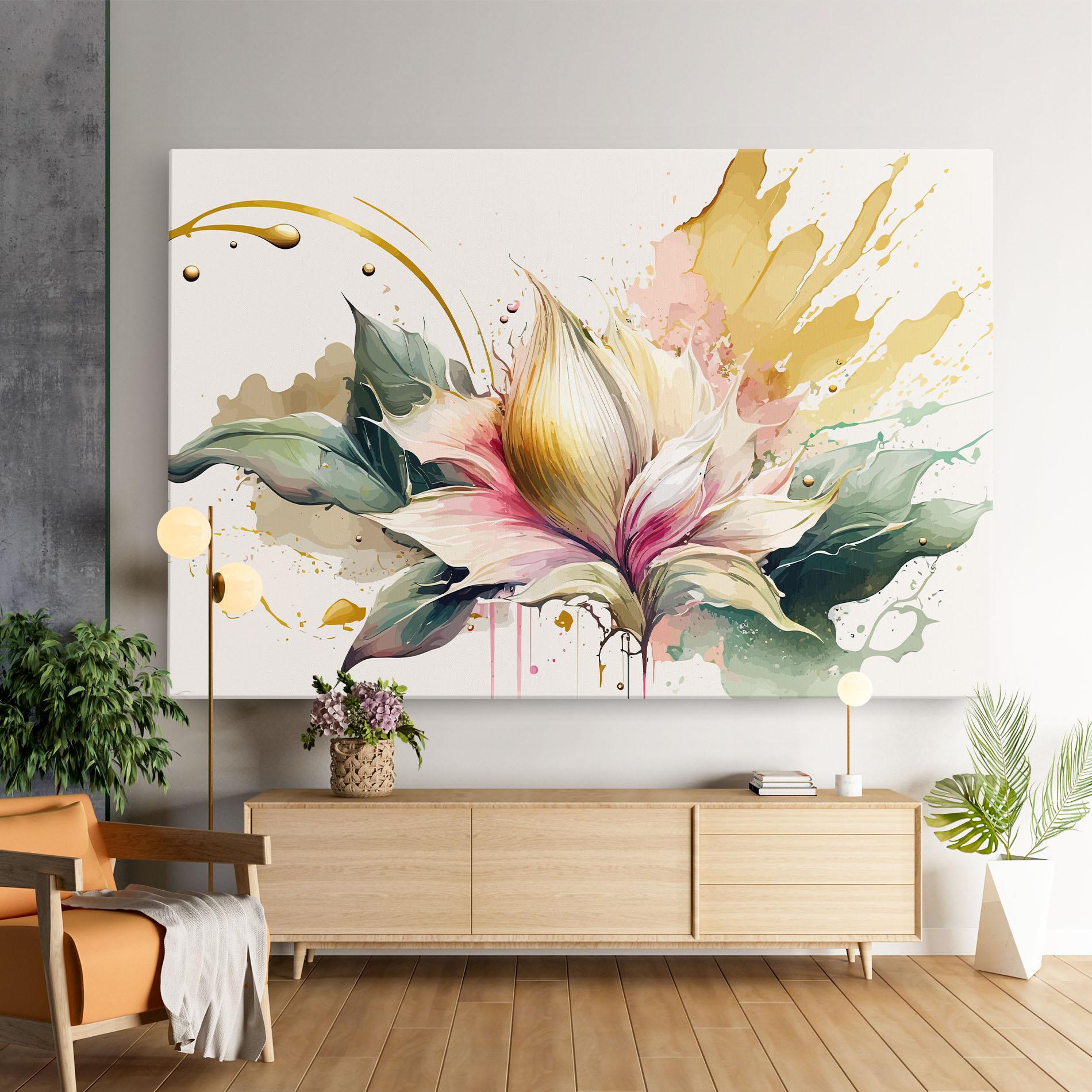 Vászonkép Cream Pink Nature mockup 9