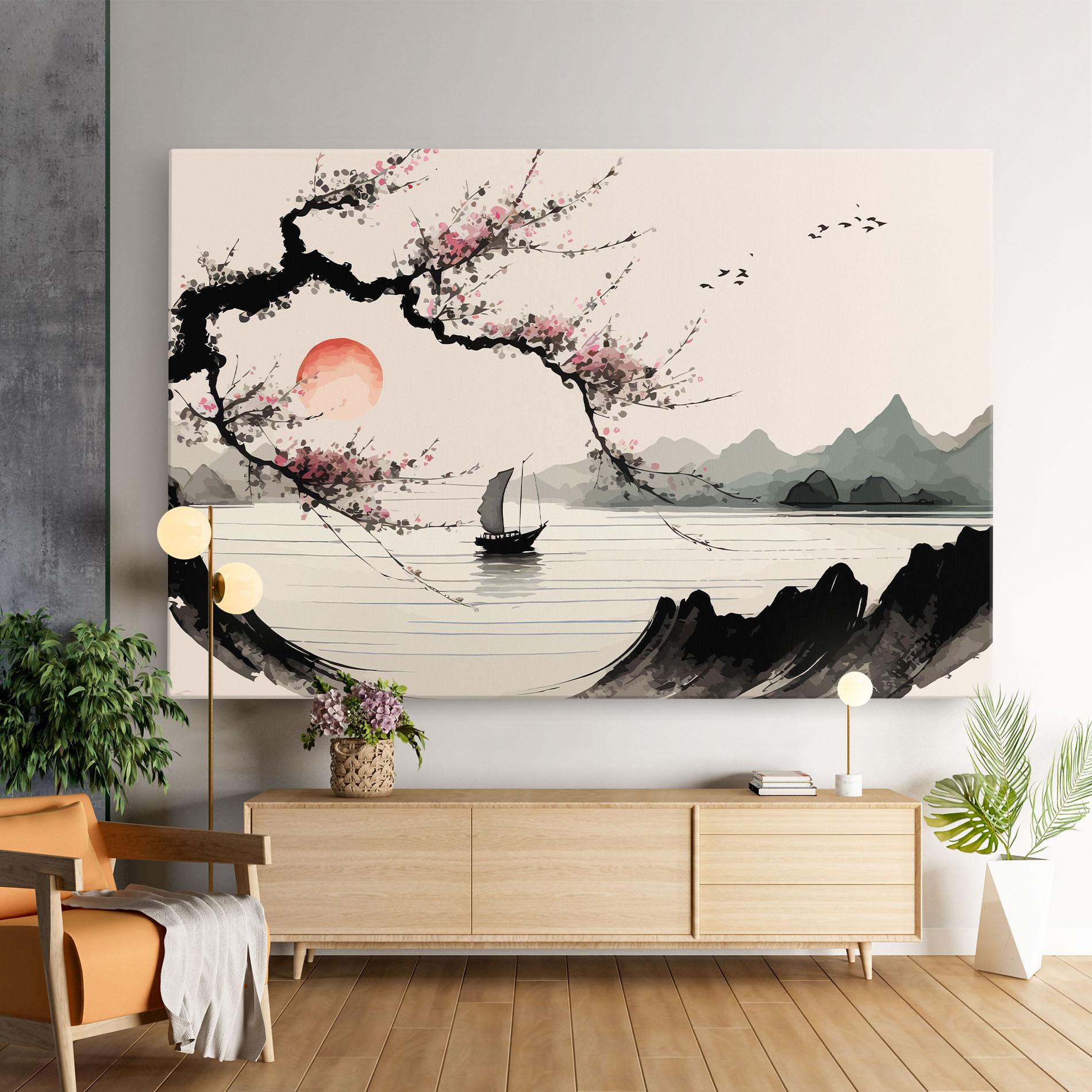 Vászonkép Relaxing Nature mockup 9