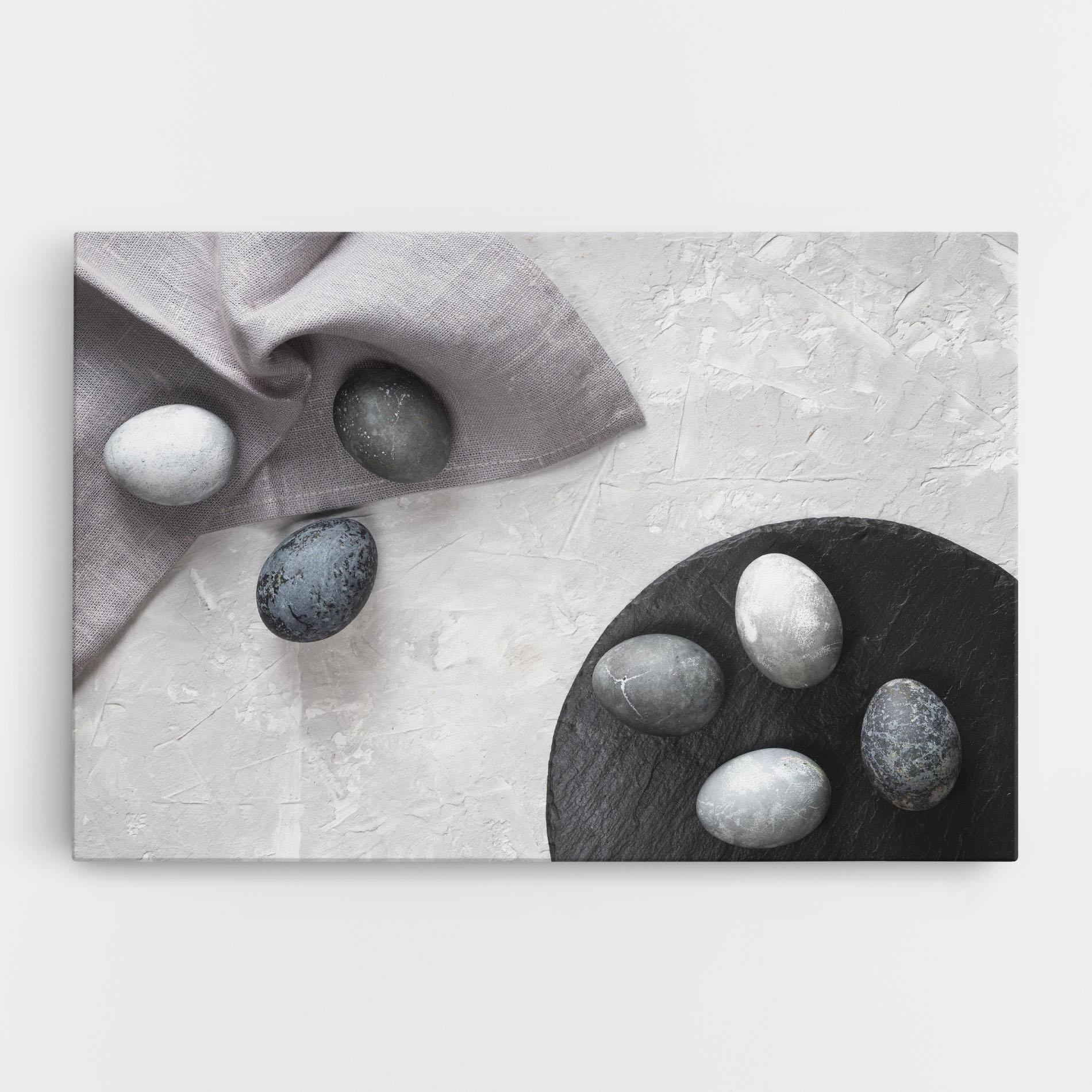 Vászonkép Eggs Stone mockup 0