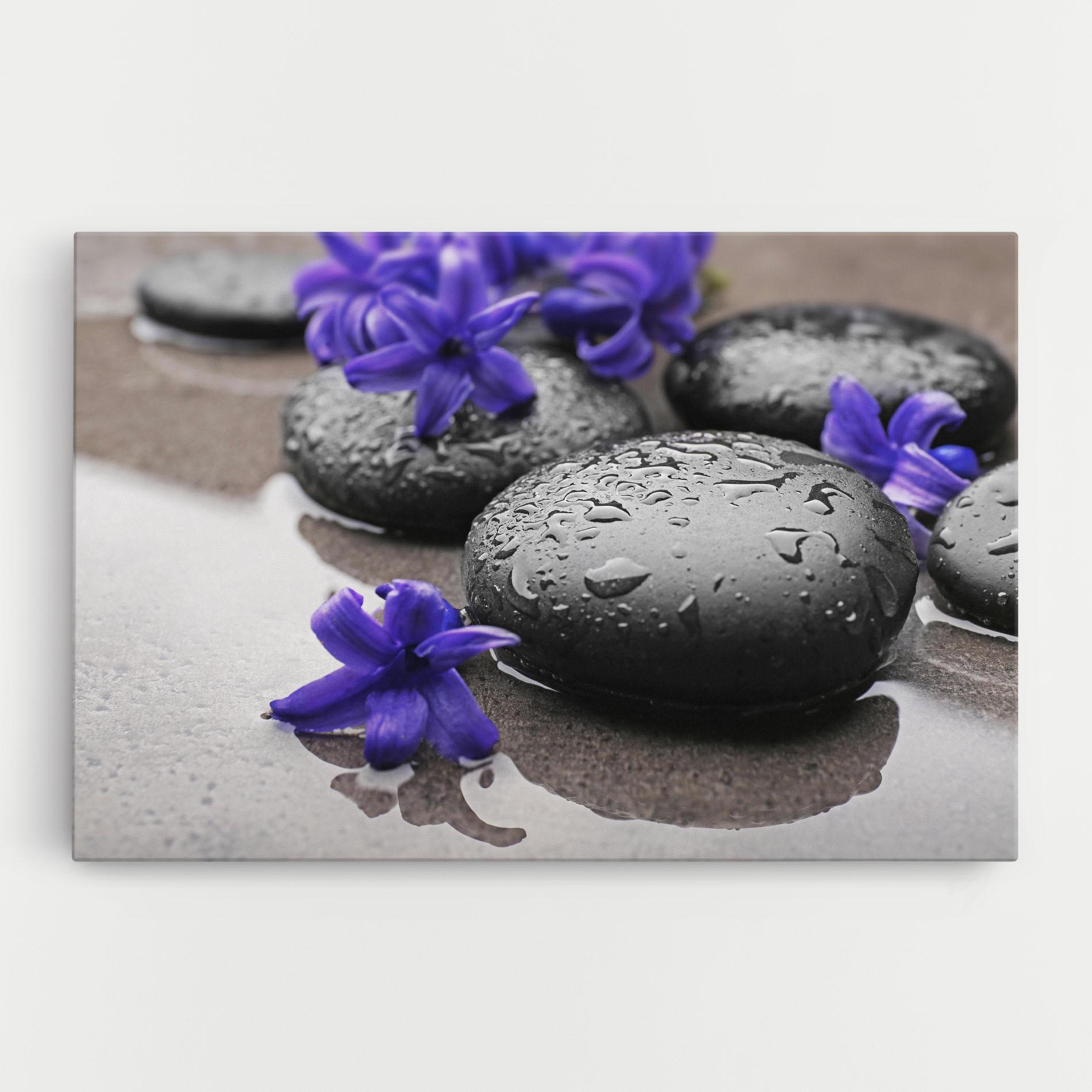 Vászonkép Spa Purple Rock mockup 0
