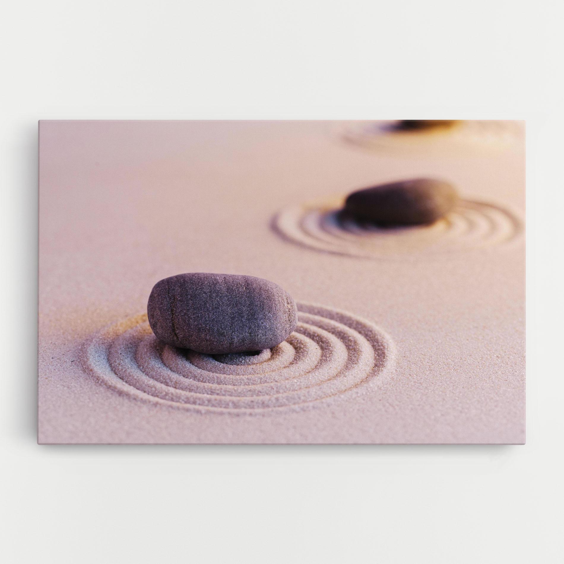 Vászonkép Zen Garden Stones mockup 0