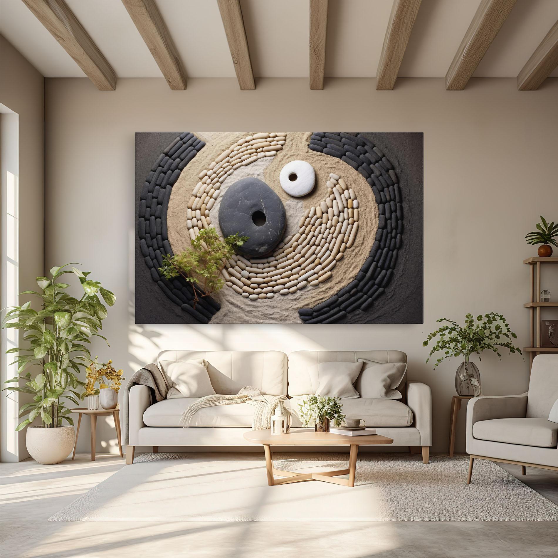 Vászonkép Zen Garden mockup 6