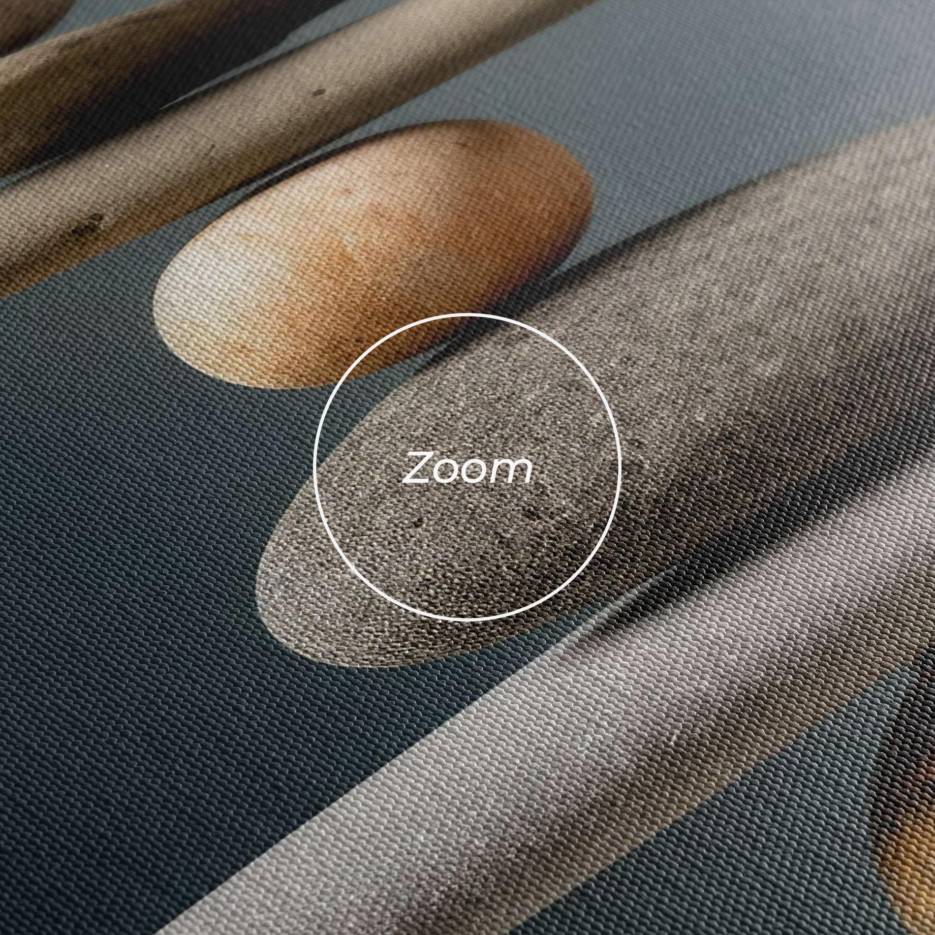 Vászonkép Balance Pebbles Pyramid mockup 3