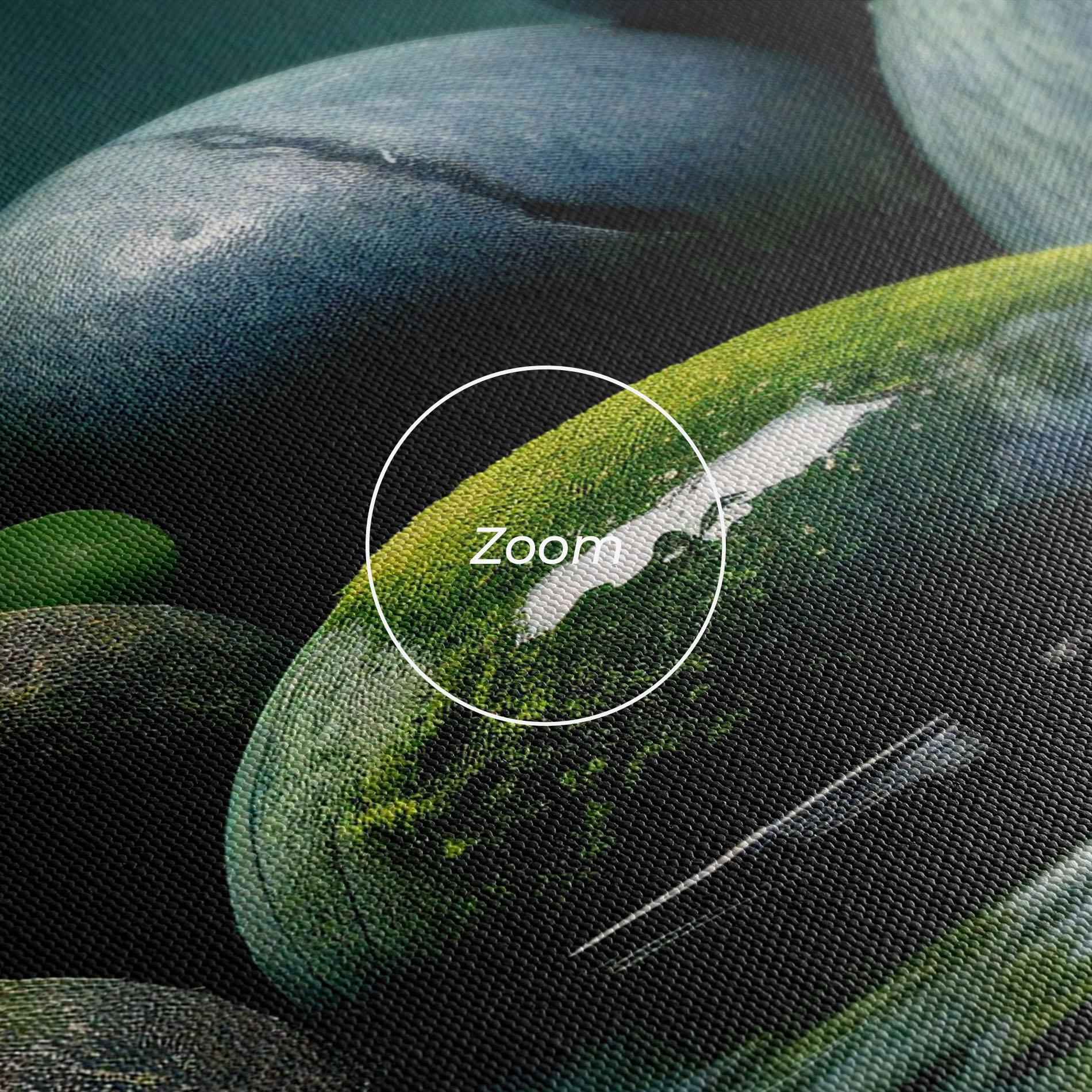 Vászonkép Green Stone Nature mockup 3