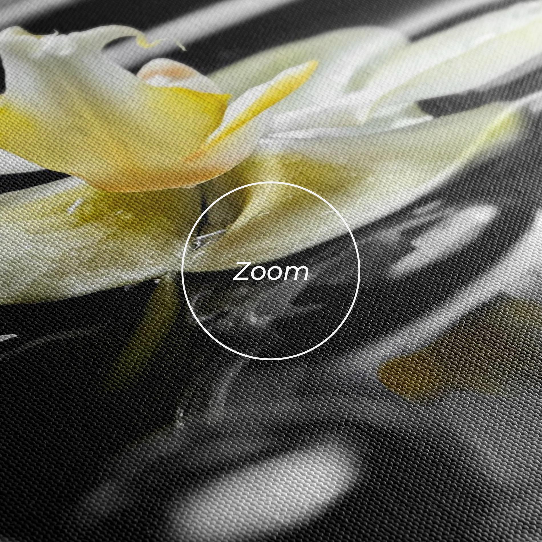 Vászonkép Pebbles Yellow Flower mockup 3
