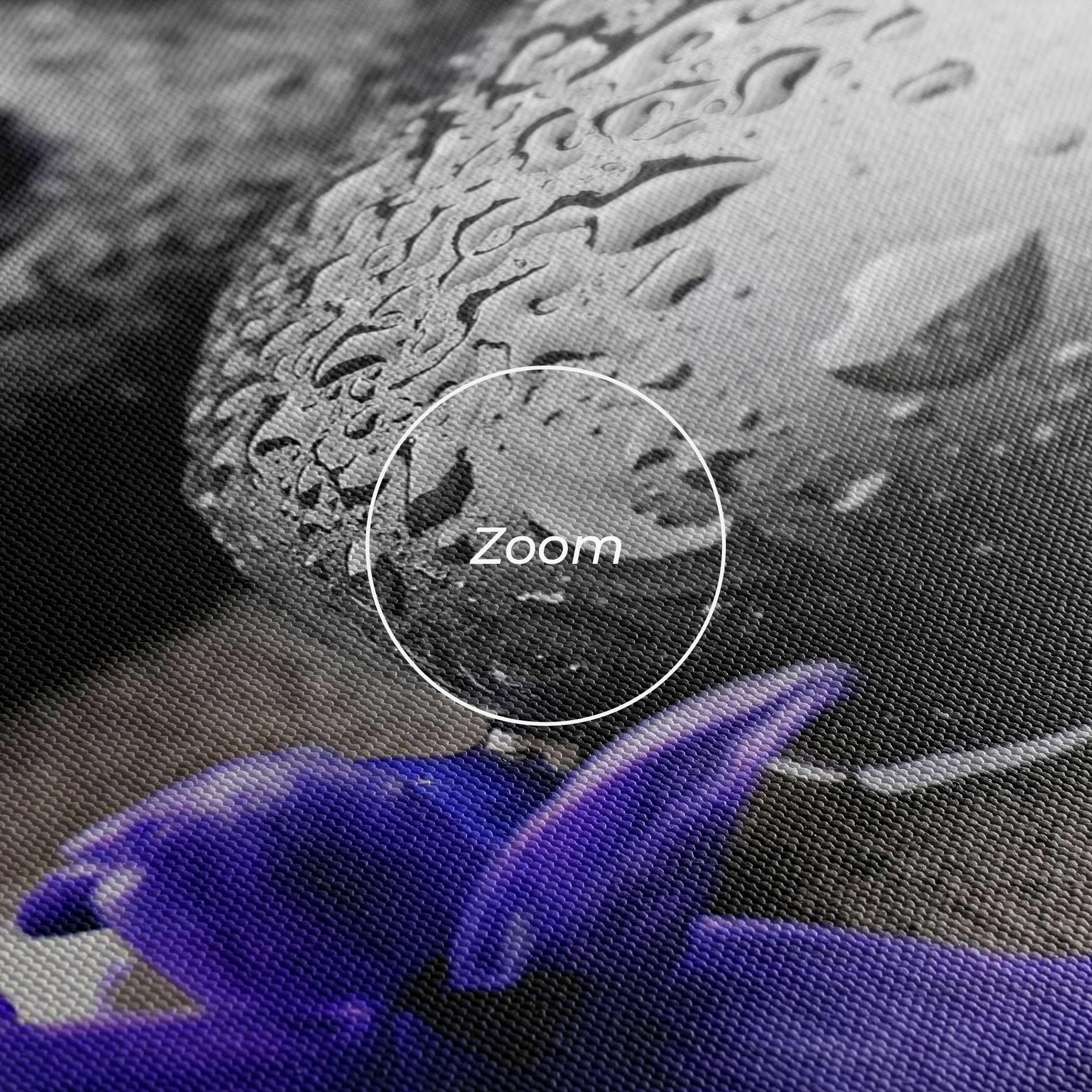 Vászonkép Spa Purple Rock mockup 3