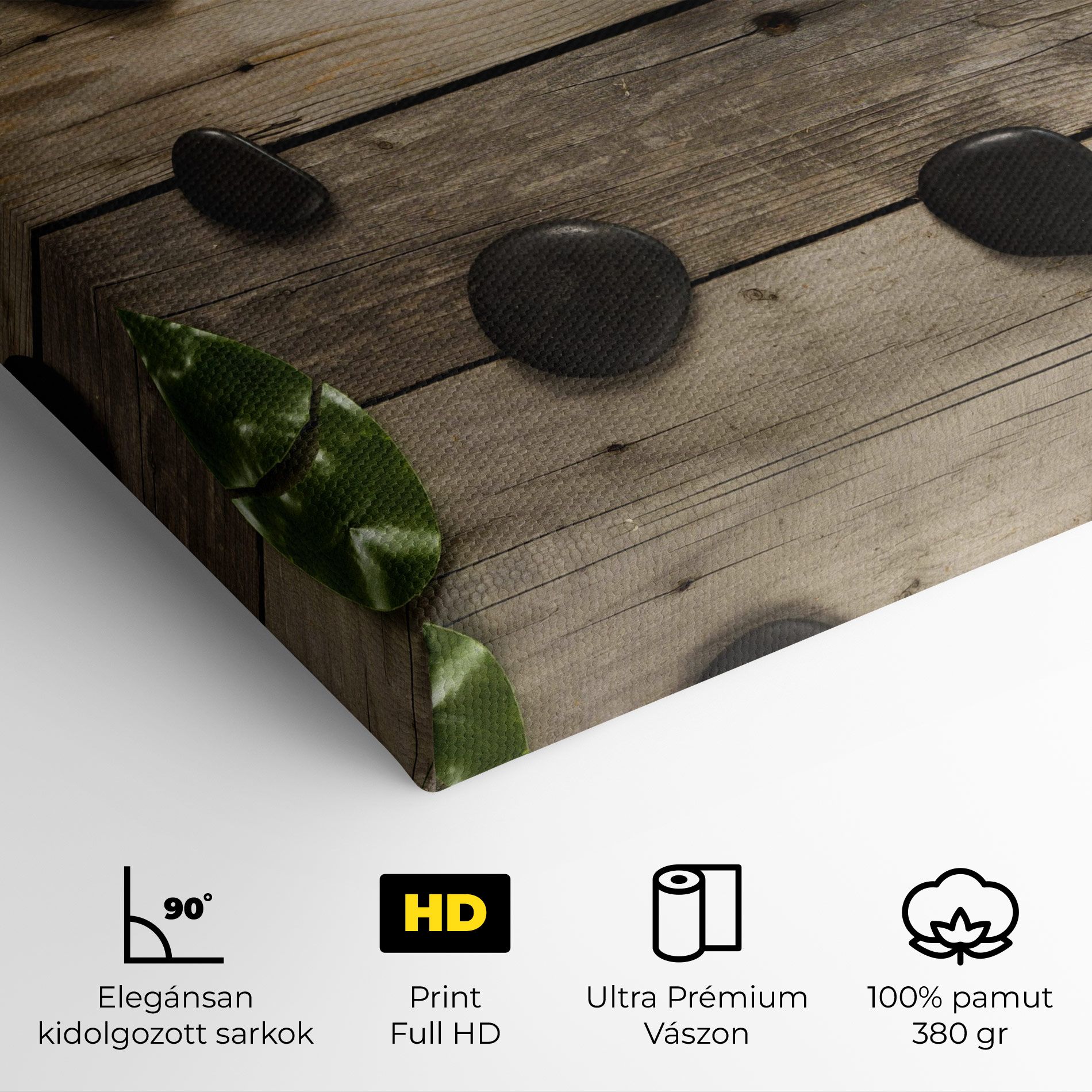 Cotton Flowers Stones mockup 4