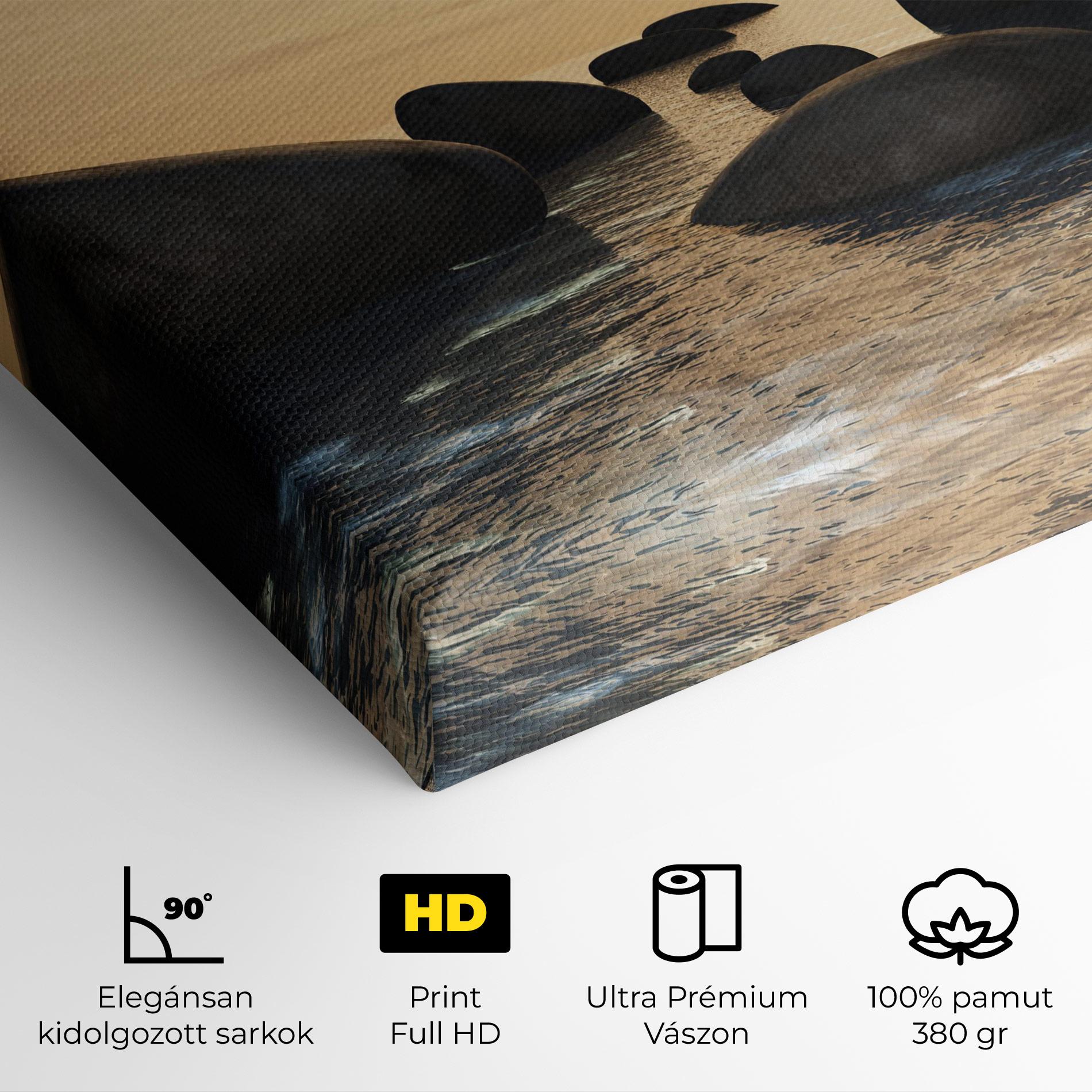 Vászonkép Peace Rock mockup 4