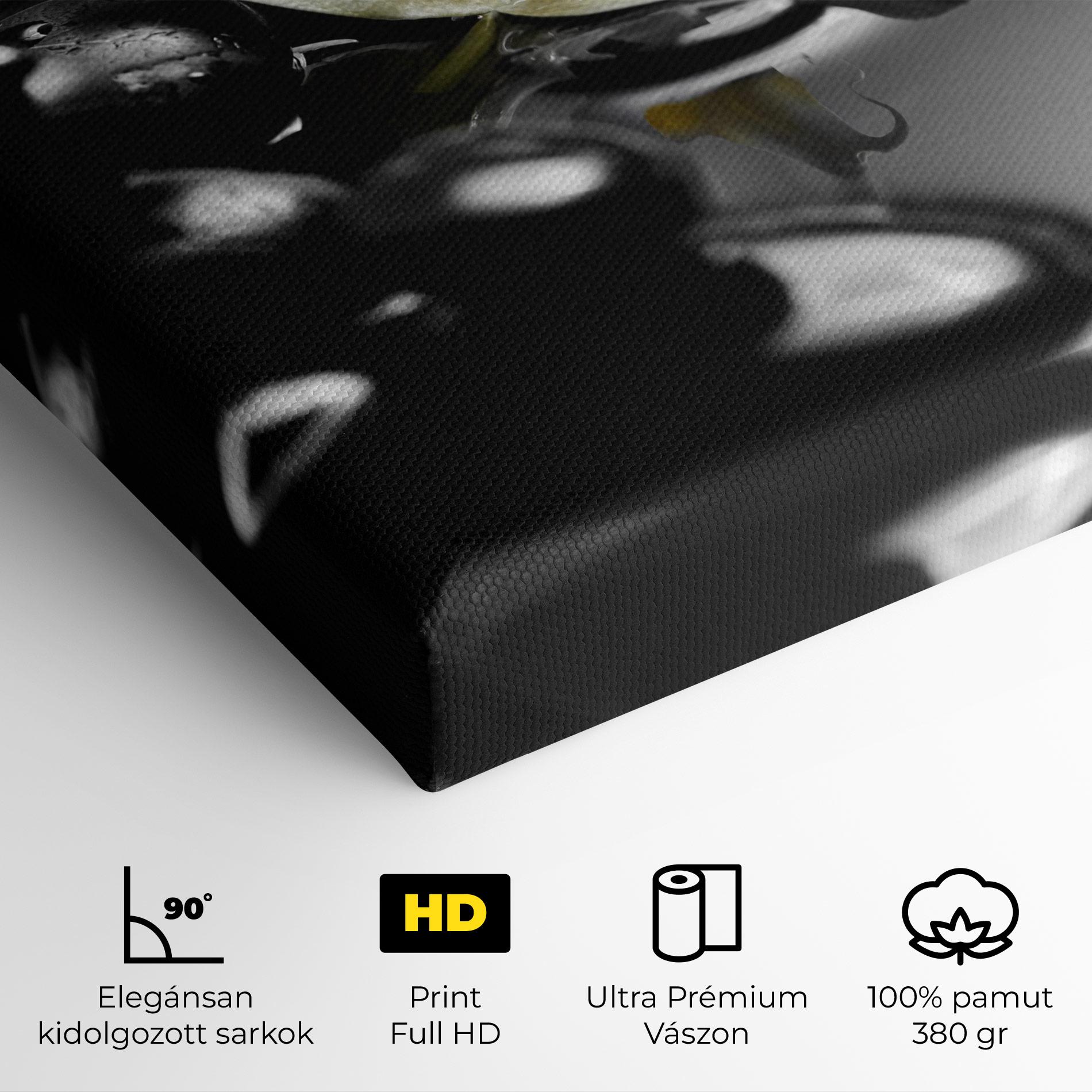 Vászonkép Pebbles Yellow Flower mockup 4