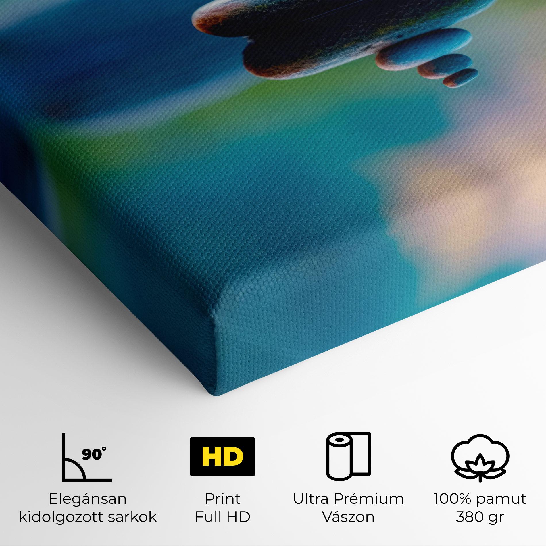 Vászonkép Pile Rocks mockup 4