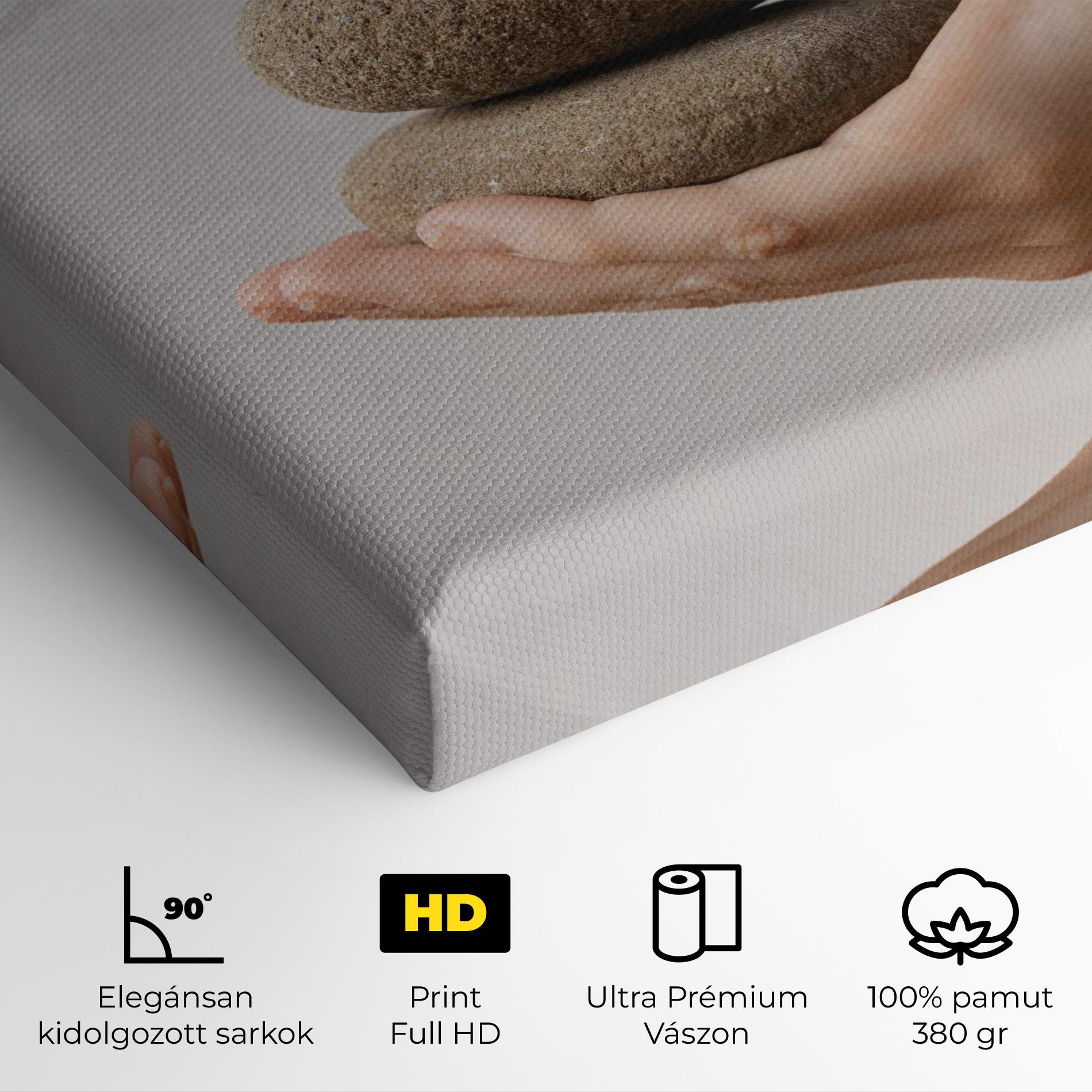 Vászonkép Stones Meditation mockup 4