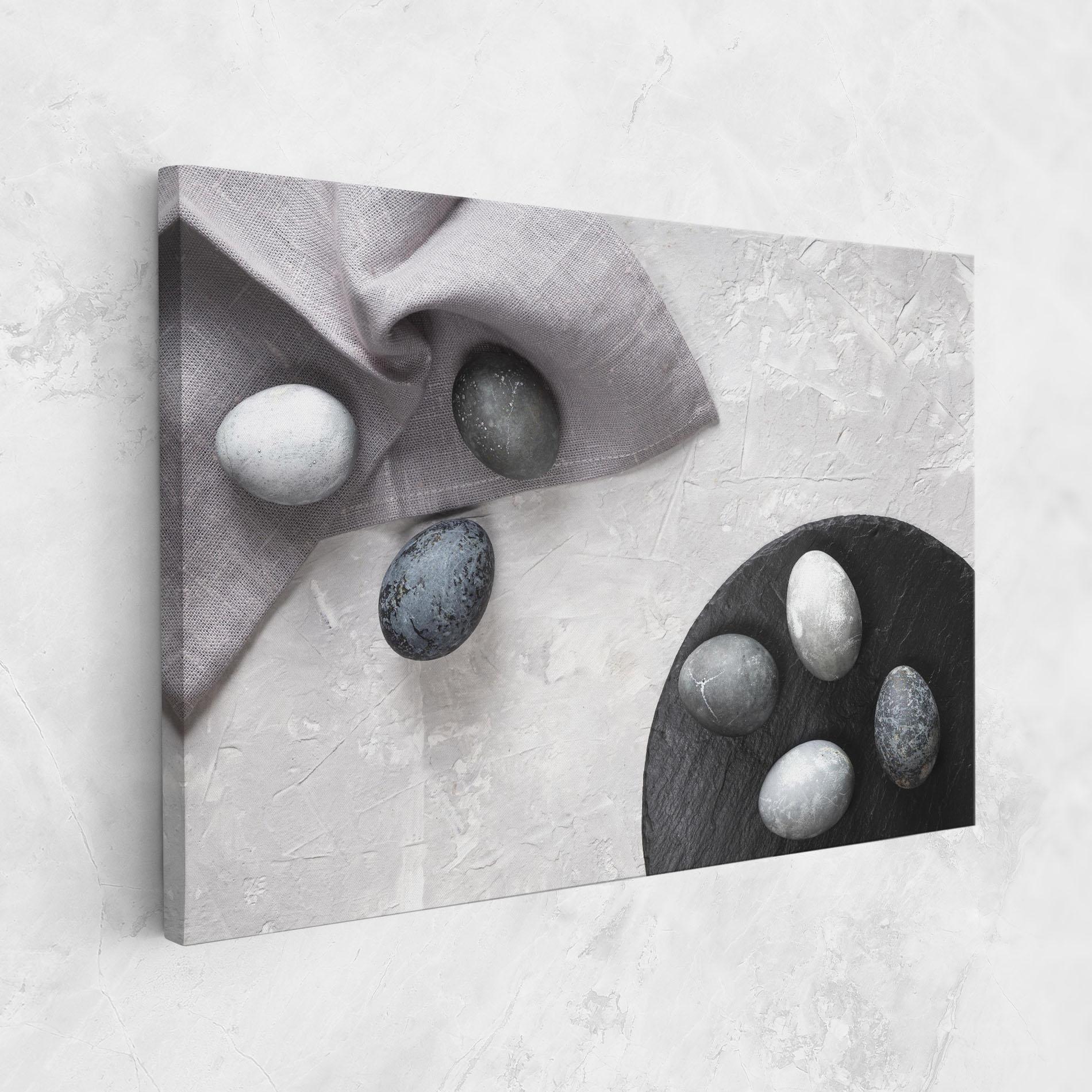 Vászonkép Eggs Stone mockup 1