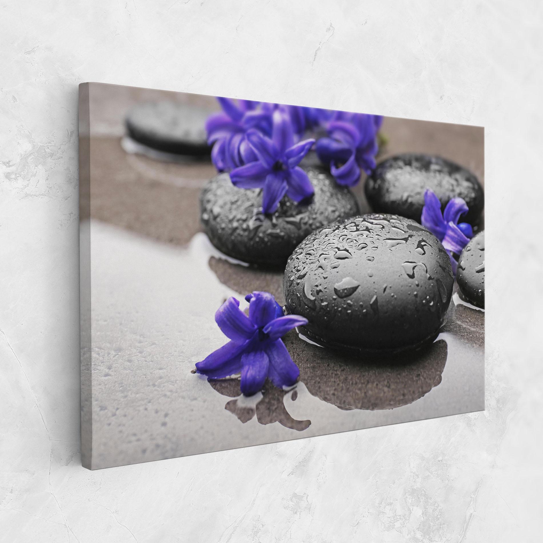 Vászonkép Spa Purple Rock mockup 1