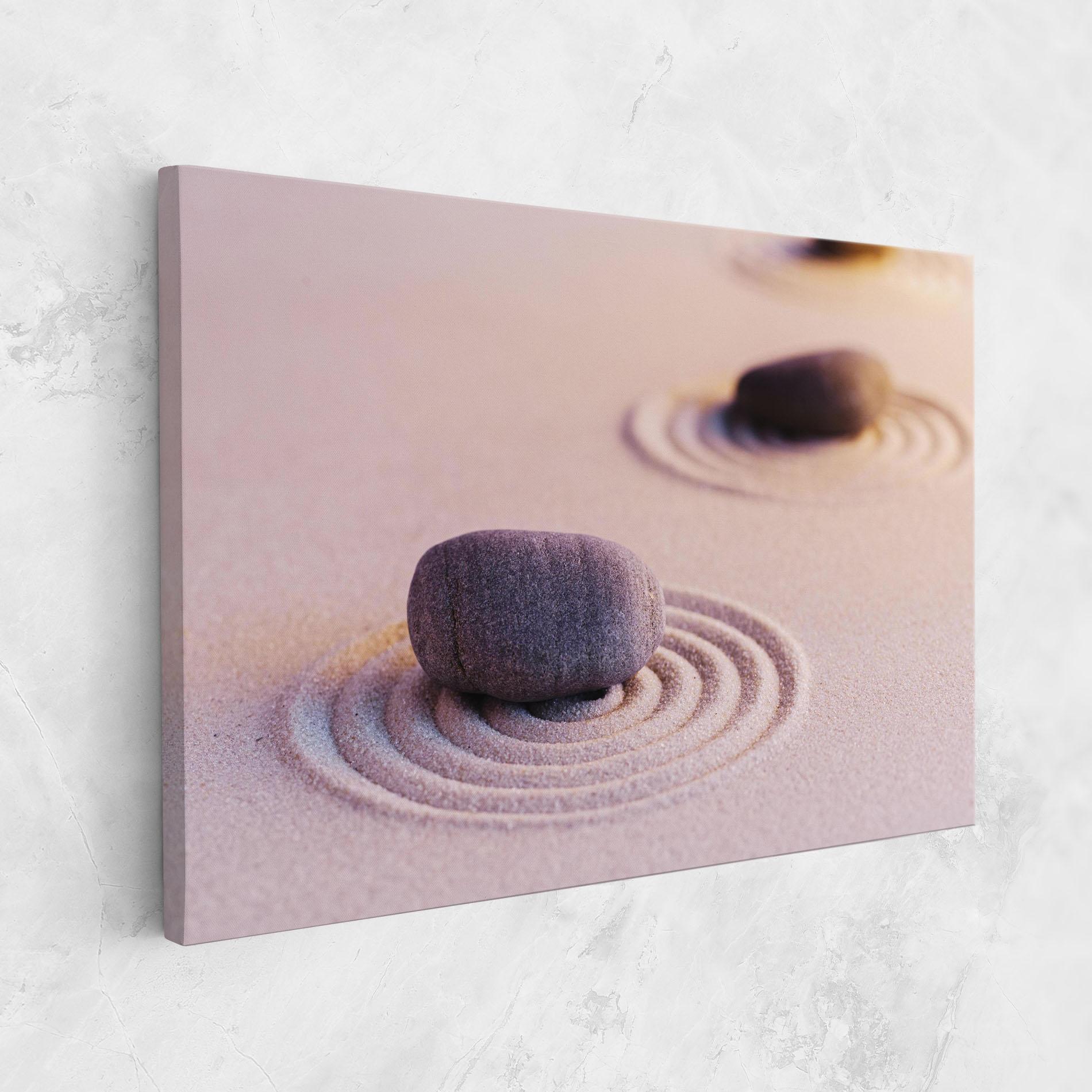 Vászonkép Zen Garden Stones mockup 1