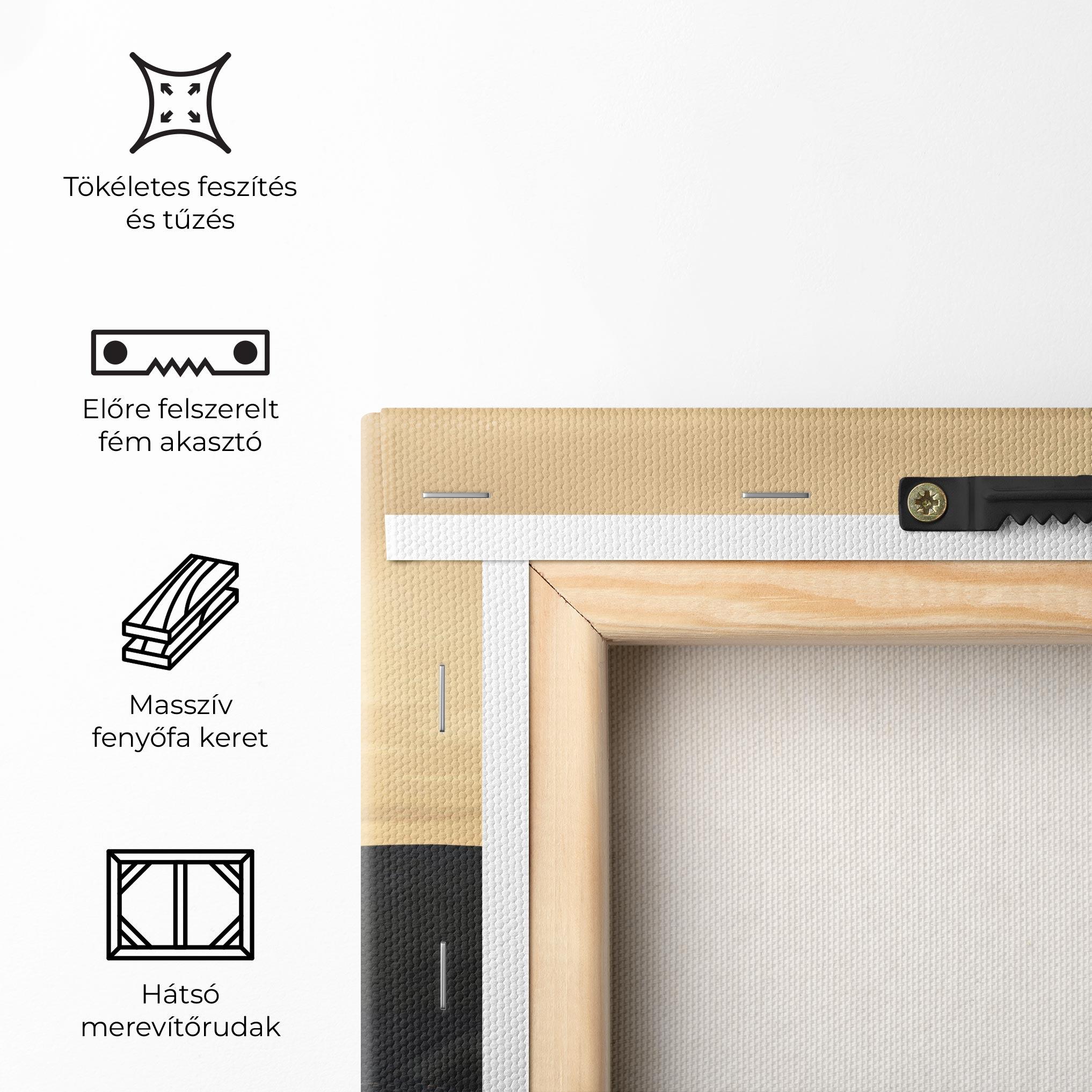 Vászonkép Peace Rock mockup 5